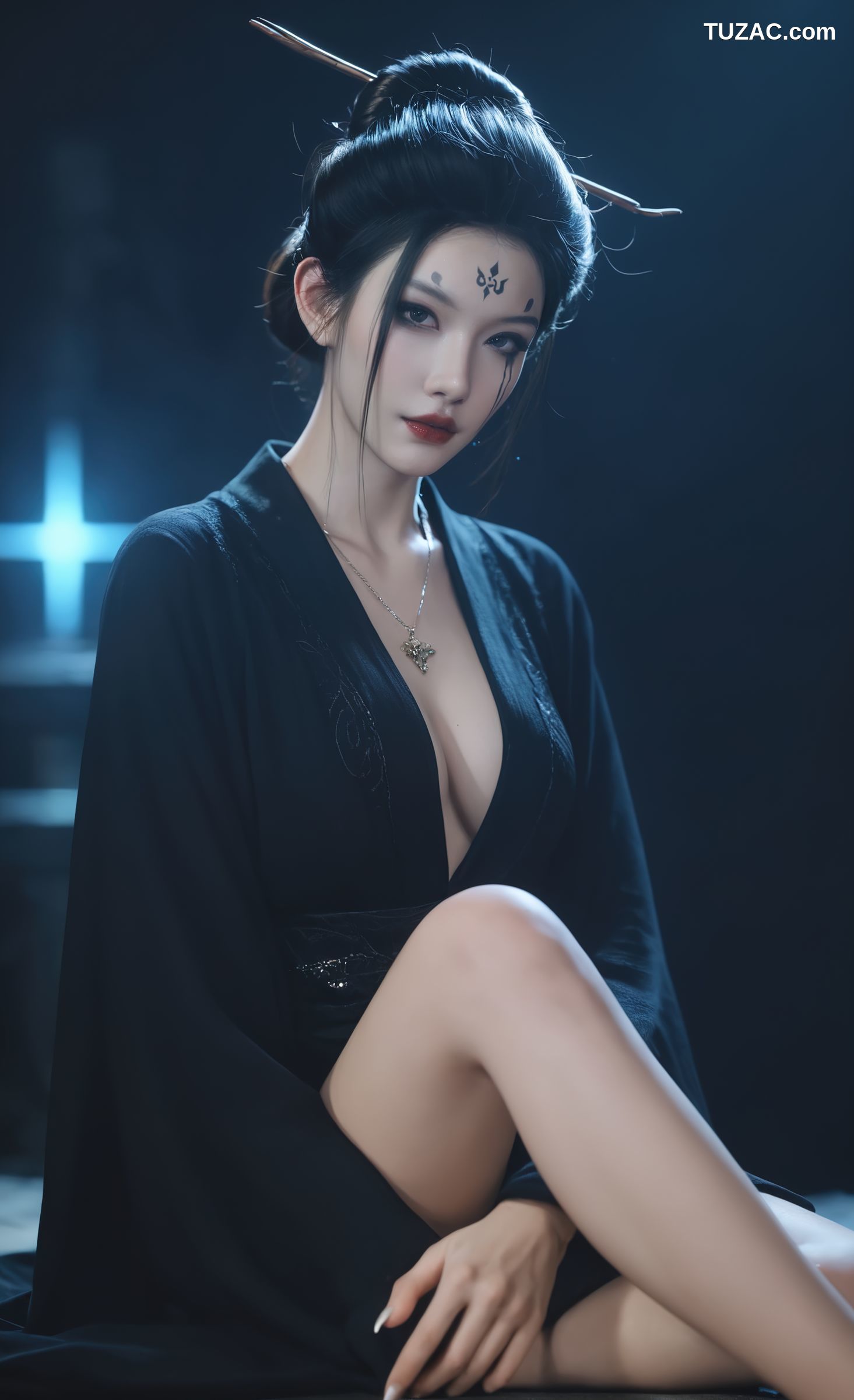AI美女-18禁-黑神话悟空-四妹-黑纱篇