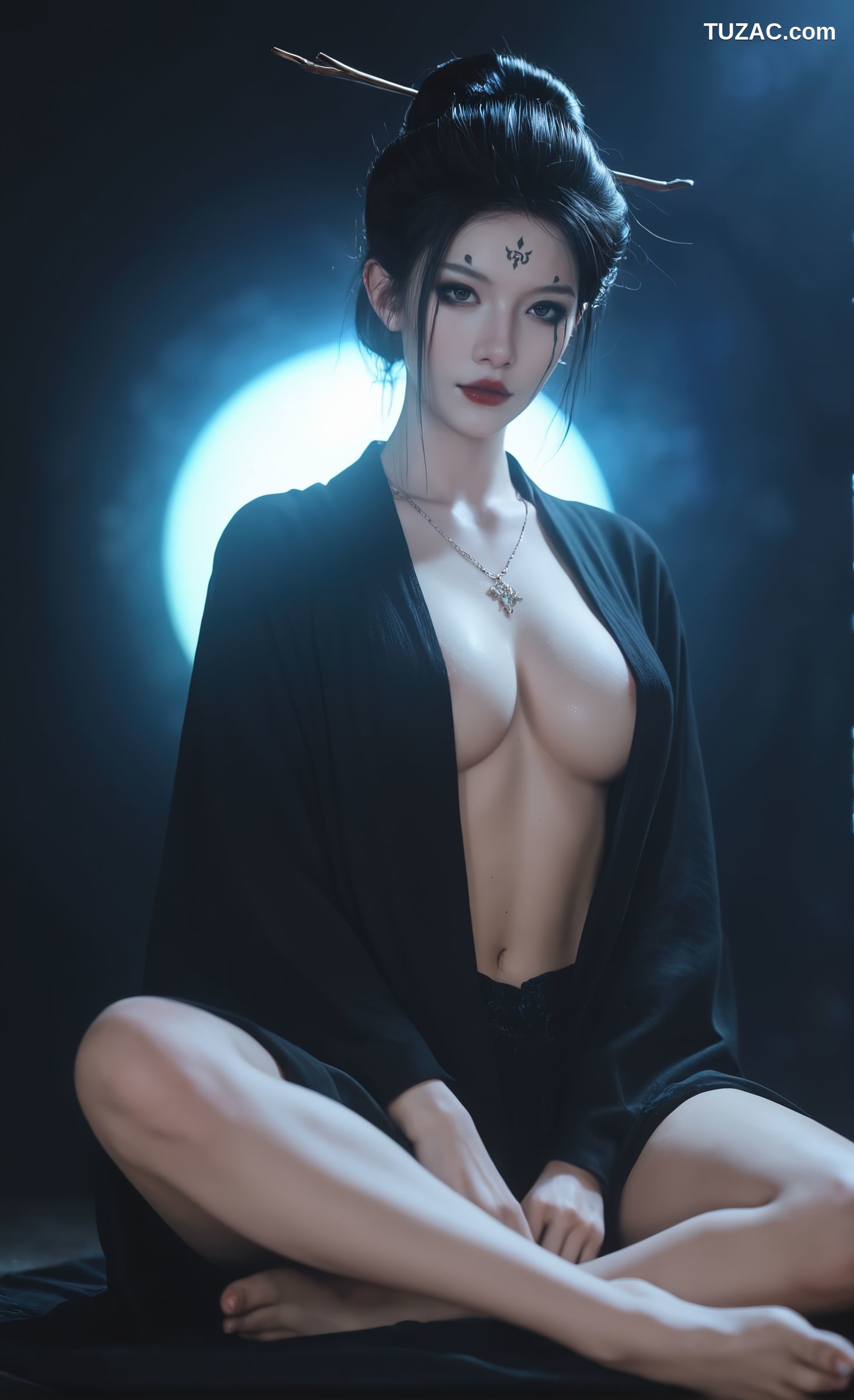 AI美女-18禁-黑神话悟空-四妹-黑纱篇