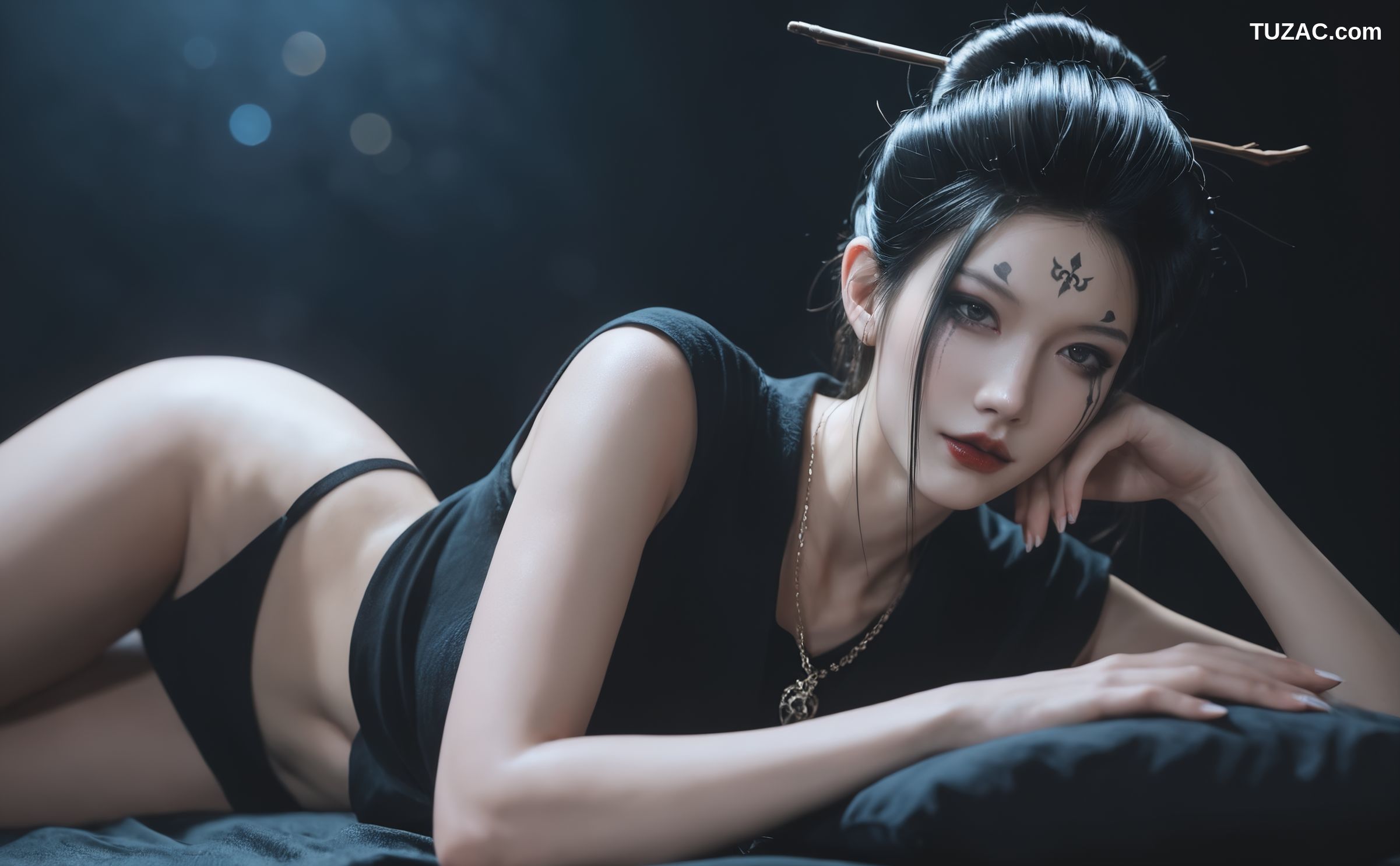 AI美女-18禁-黑神话悟空-四妹-黑纱篇