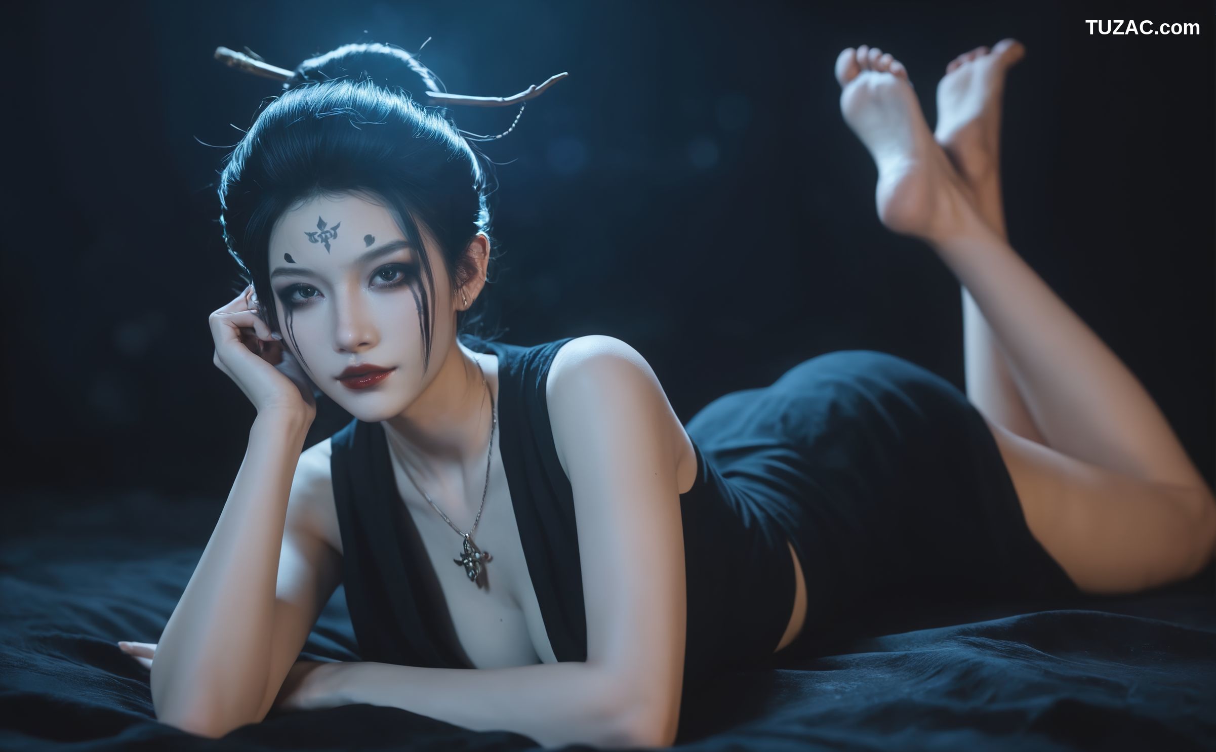 AI美女-18禁-黑神话悟空-四妹-黑纱篇