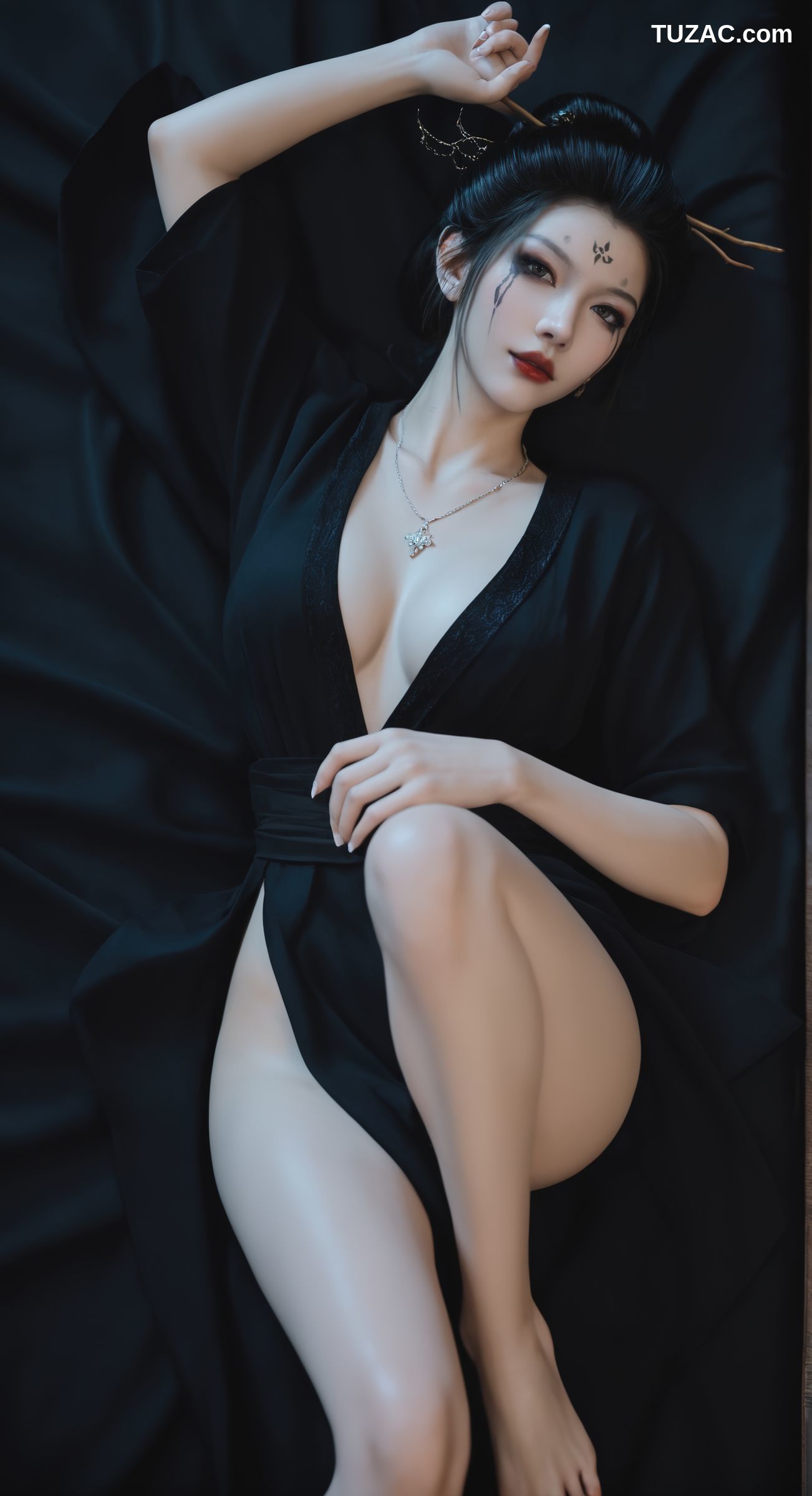 AI美女-18禁-黑神话悟空-四妹-黑纱篇