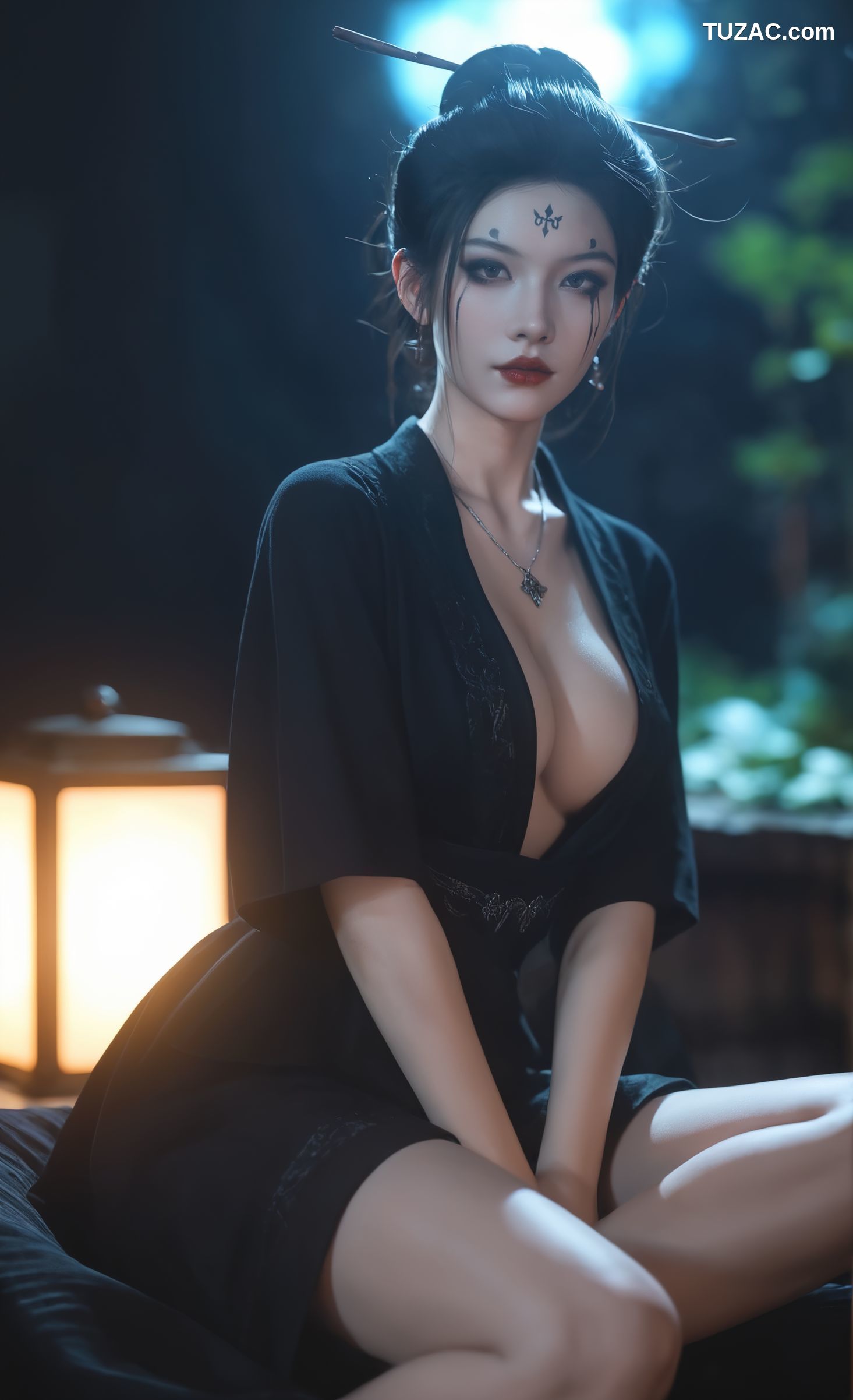 AI美女-18禁-黑神话悟空-四妹-黑纱篇