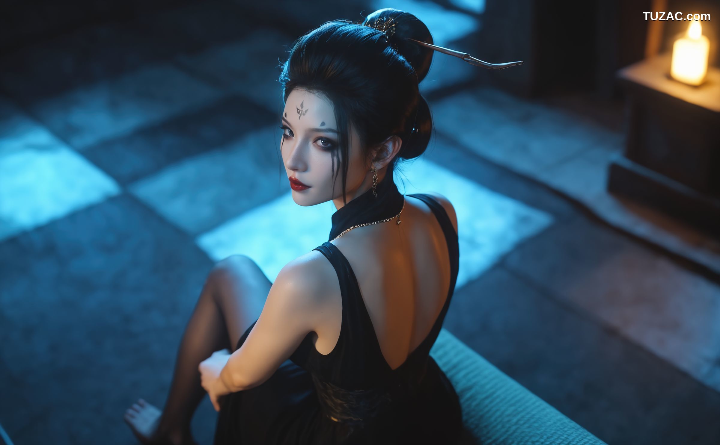 AI美女-18禁-黑神话悟空-四妹-黑纱篇