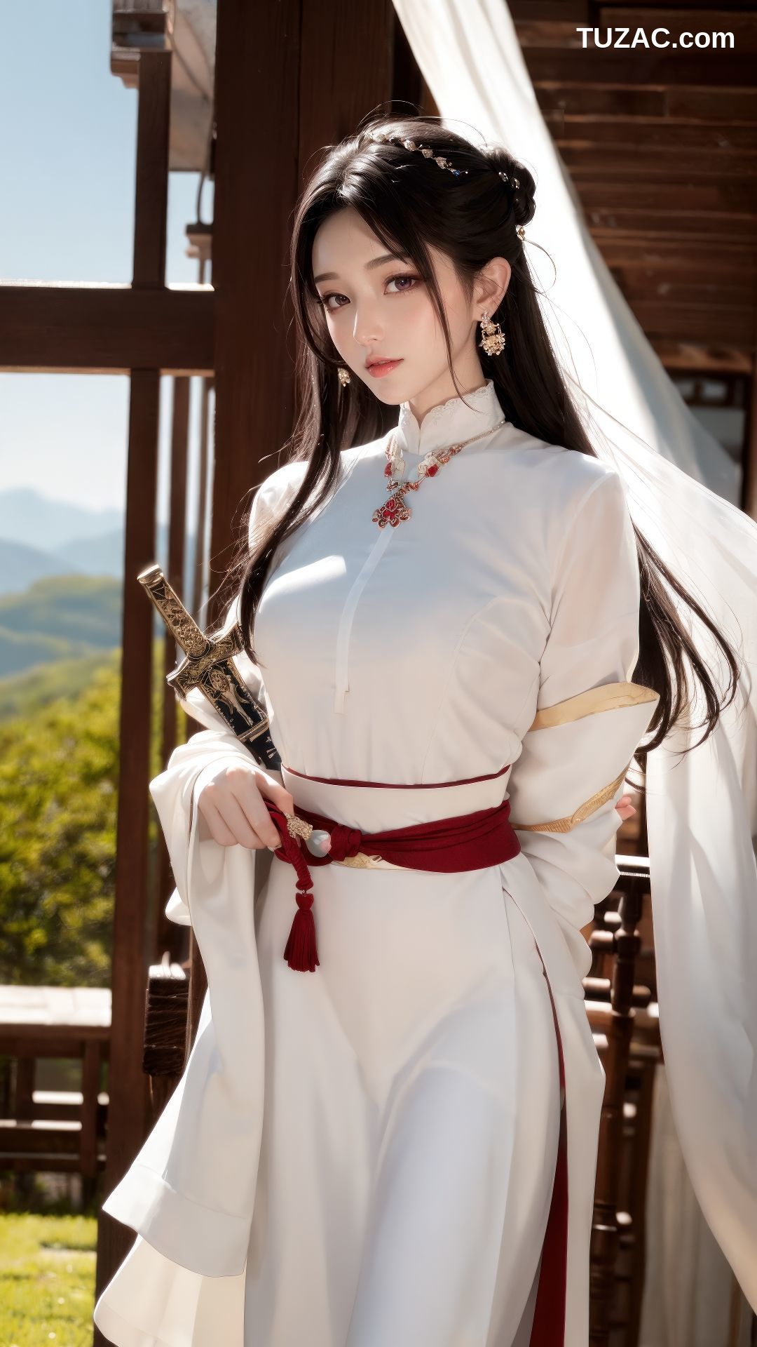 AI美女-古装侠女