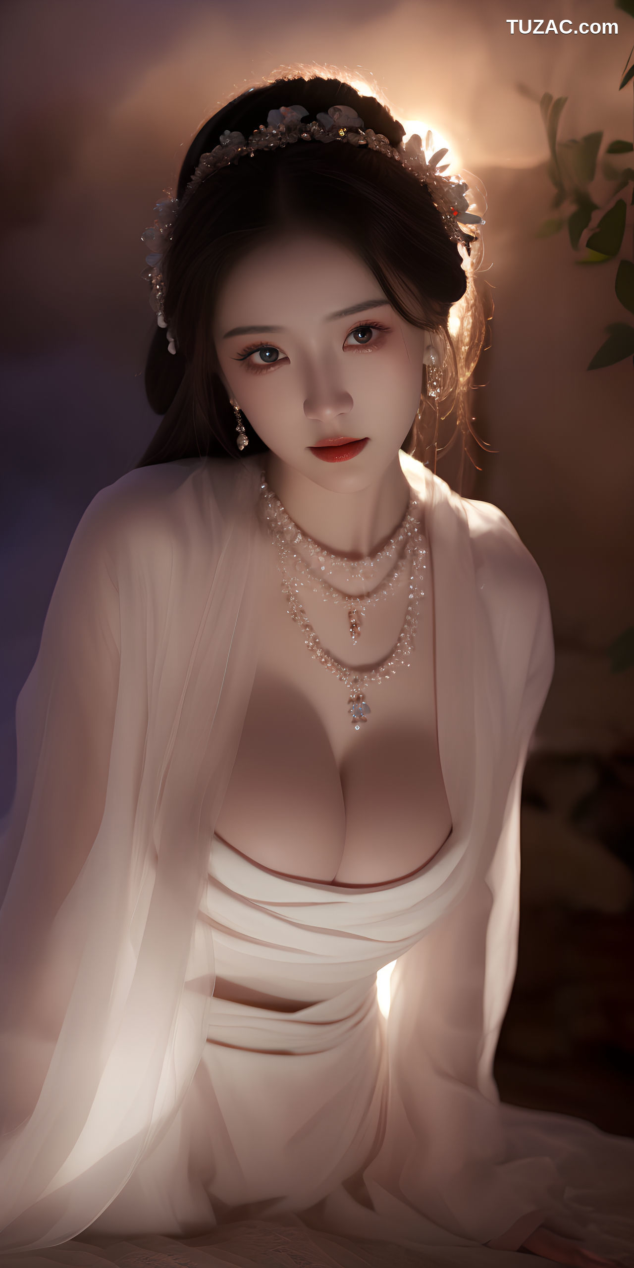 AI美女-古风-坎卷