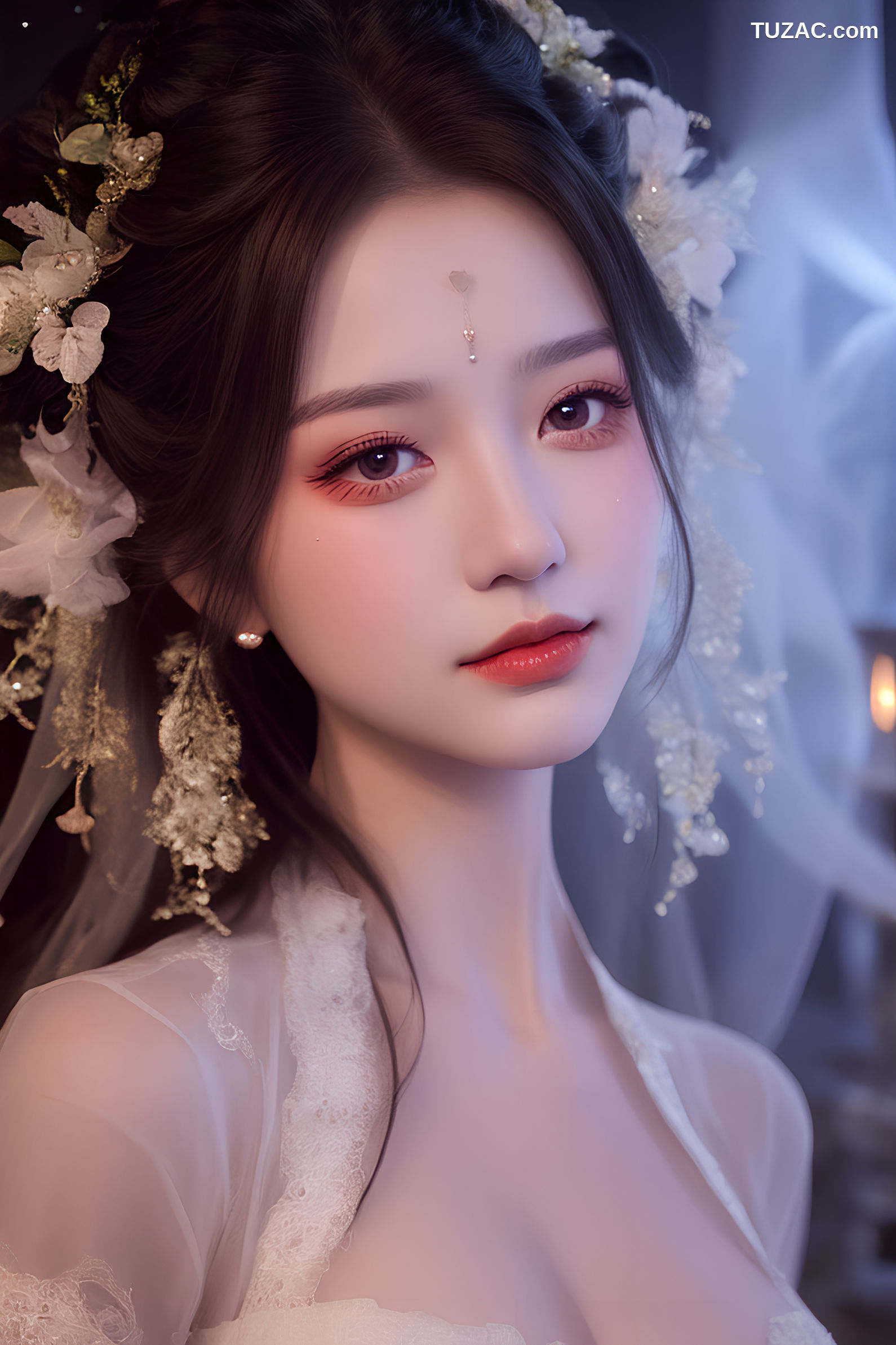 AI美女-古风-震卷