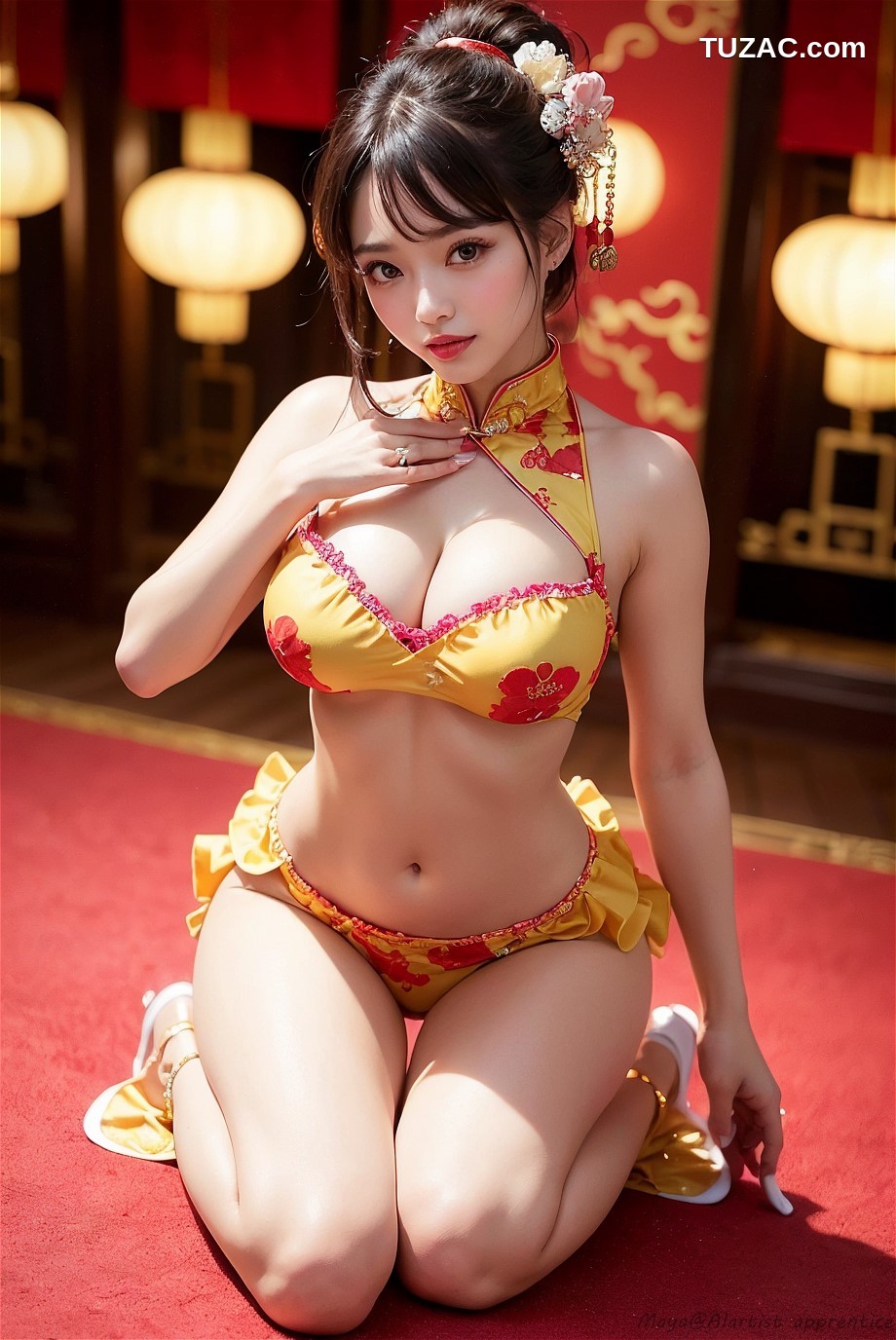 AI美女-古风泳装-纯净版