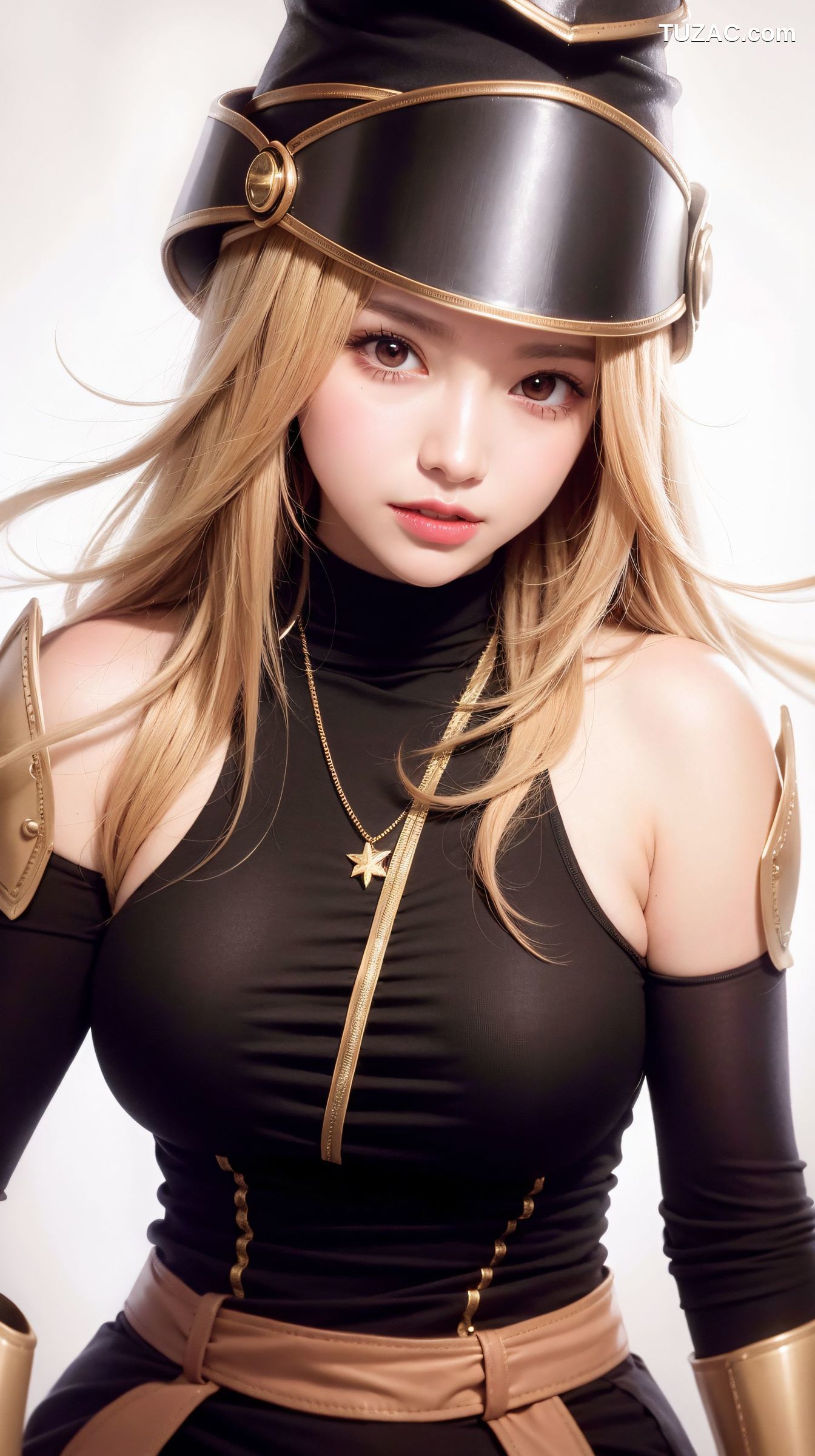 AI美女-可爱铠甲女骑士