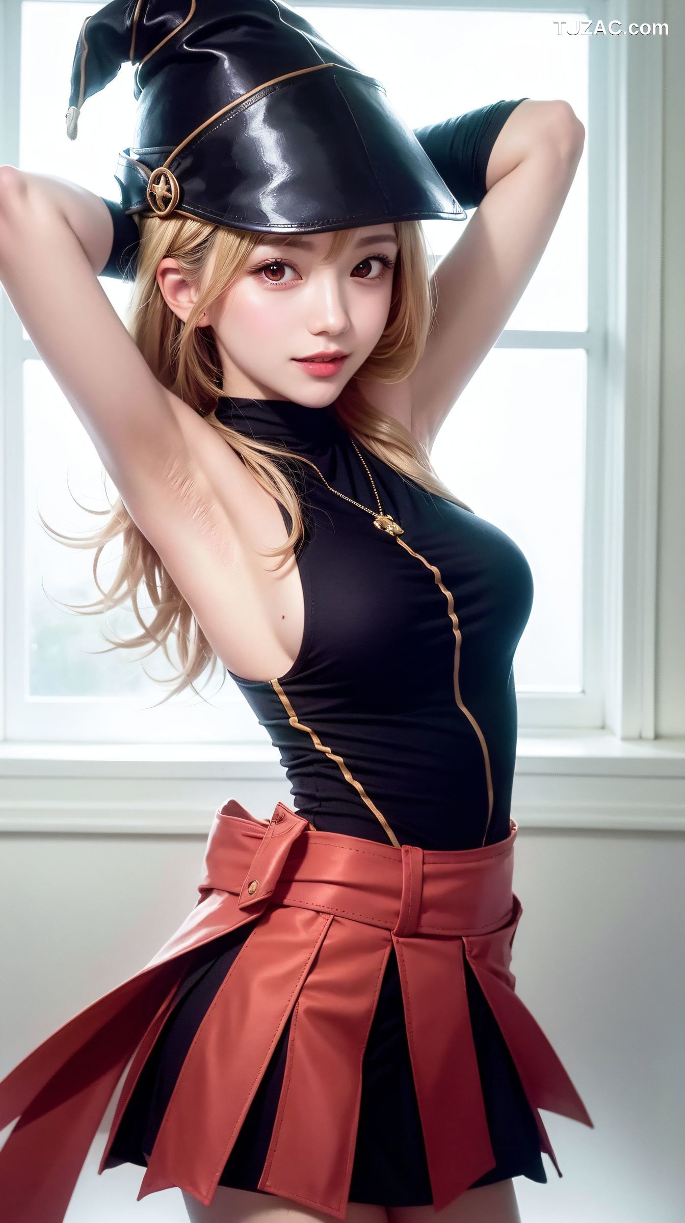 AI美女-可爱铠甲女骑士