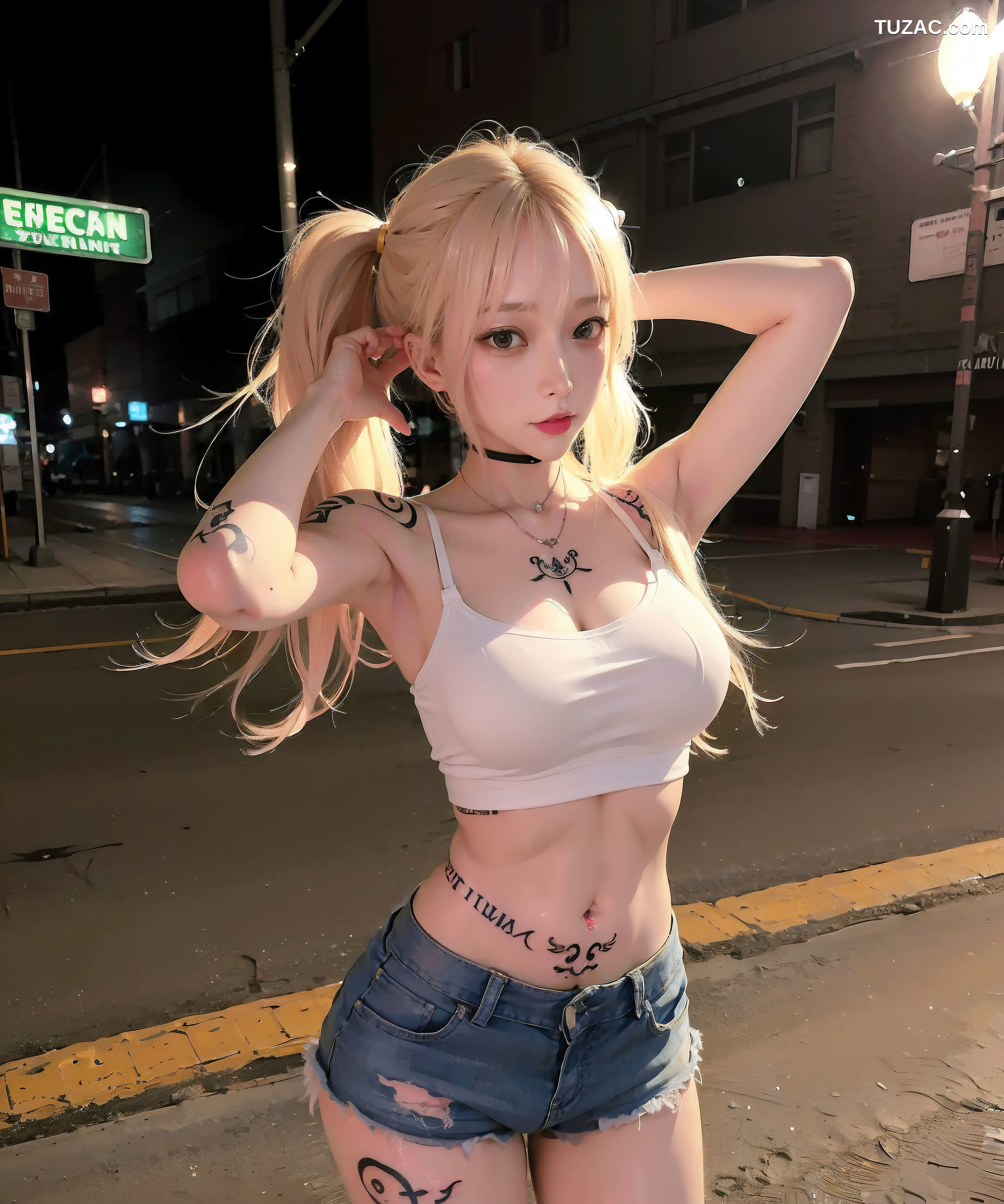 AI美女-夜店-纹身女孩-club-tatoo-girl-BadBro