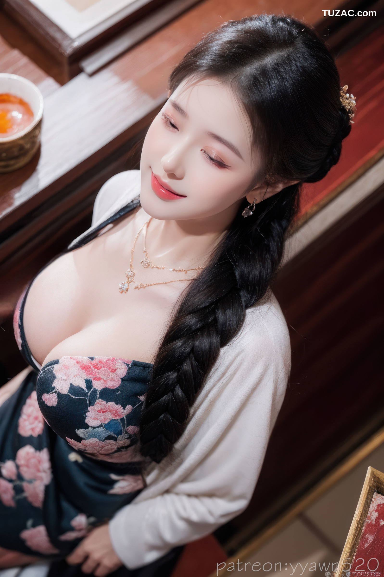 AI美女-性感古风服饰