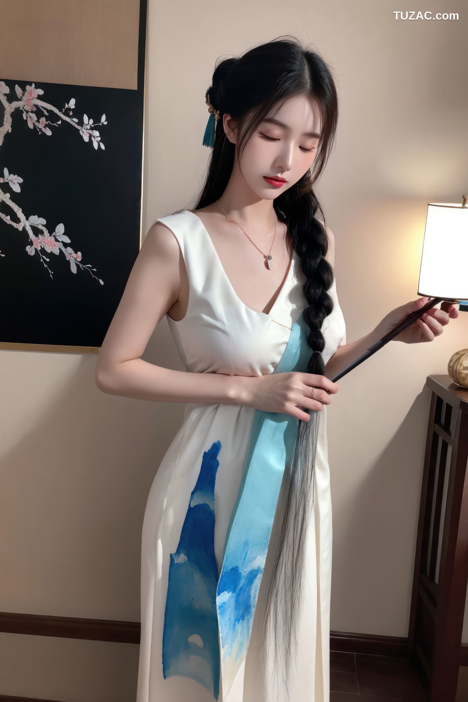 AI美女-性感古风服饰