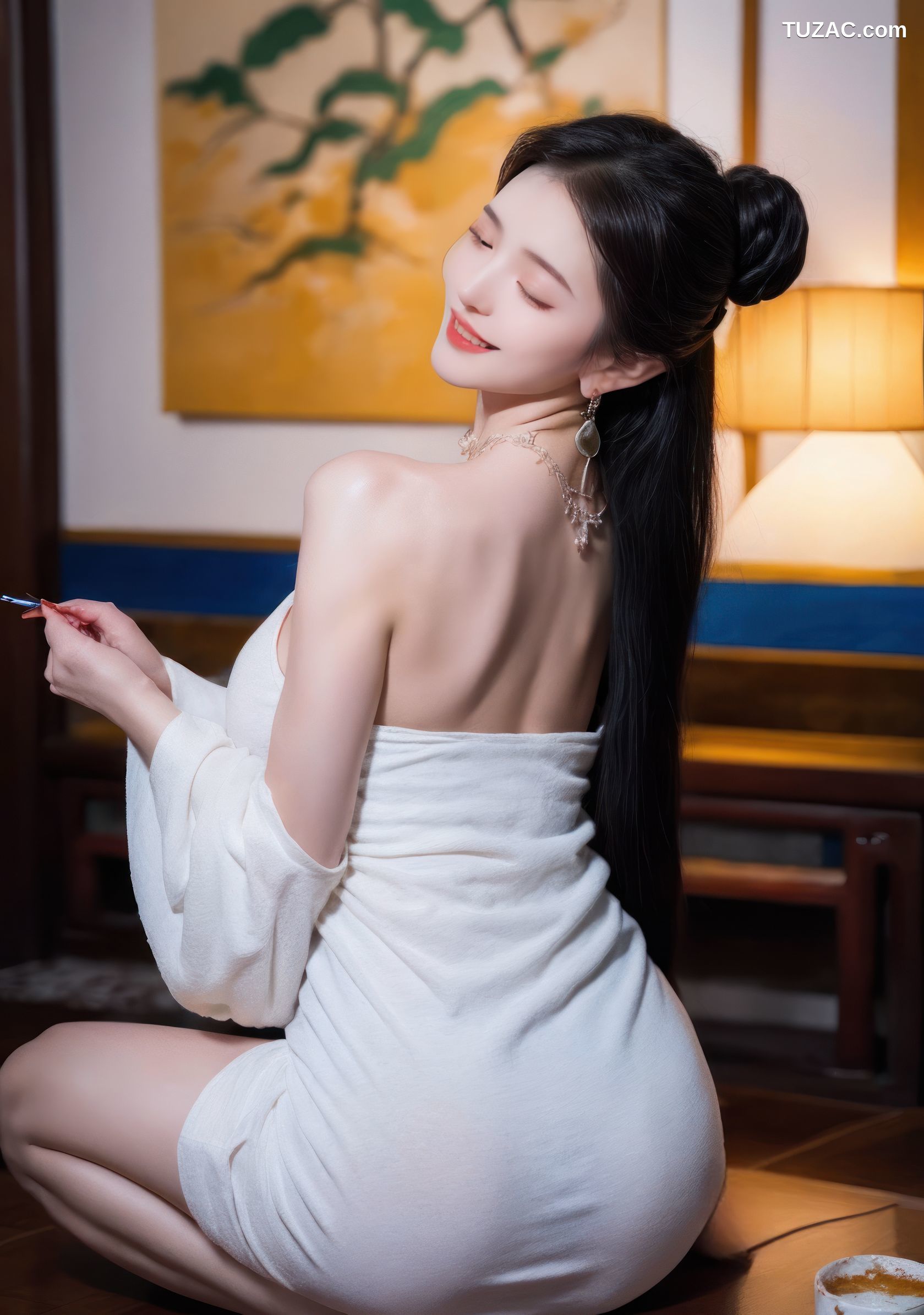 AI美女-性感古风服饰