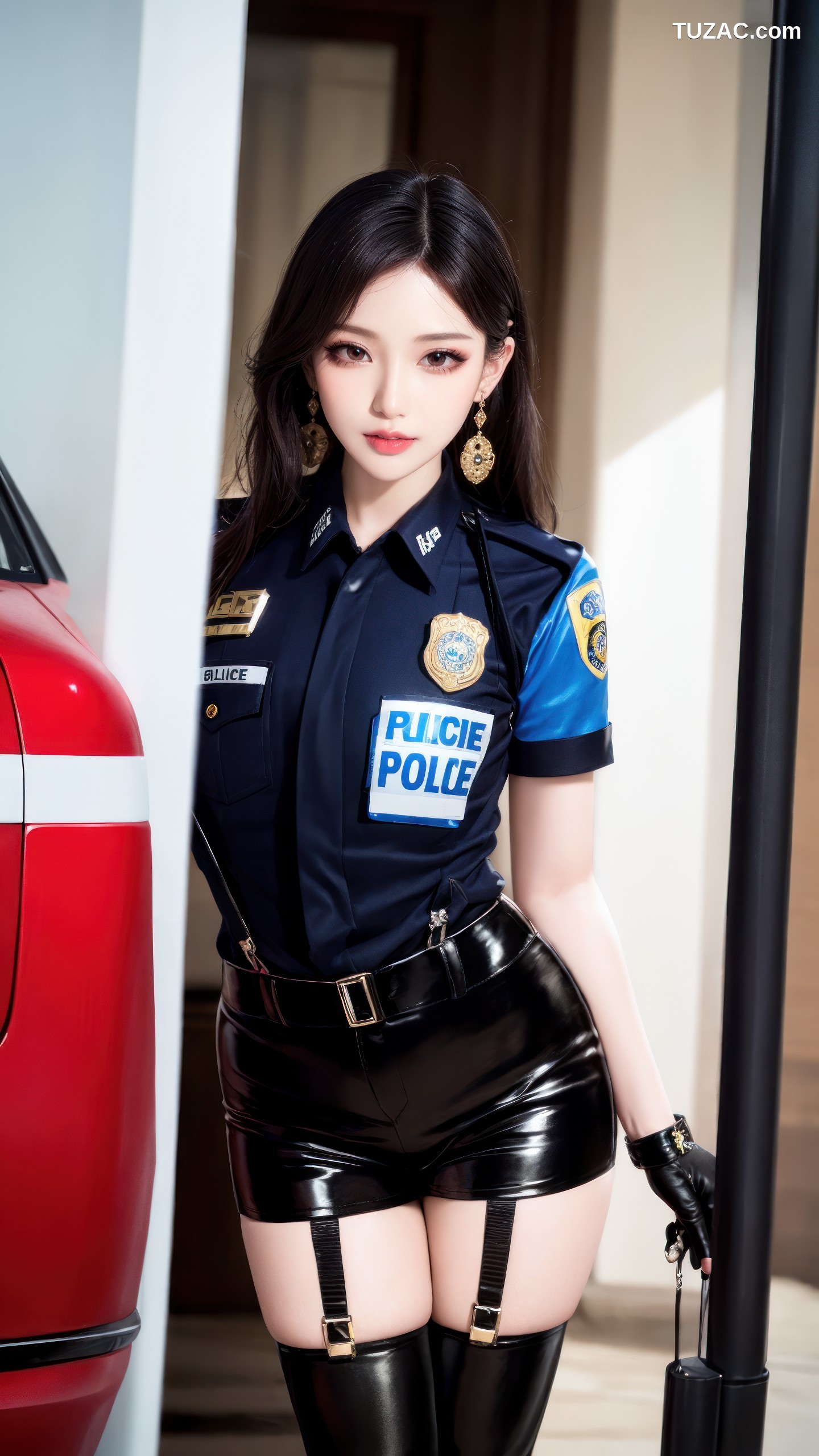 AI美女-性感女警-18禁