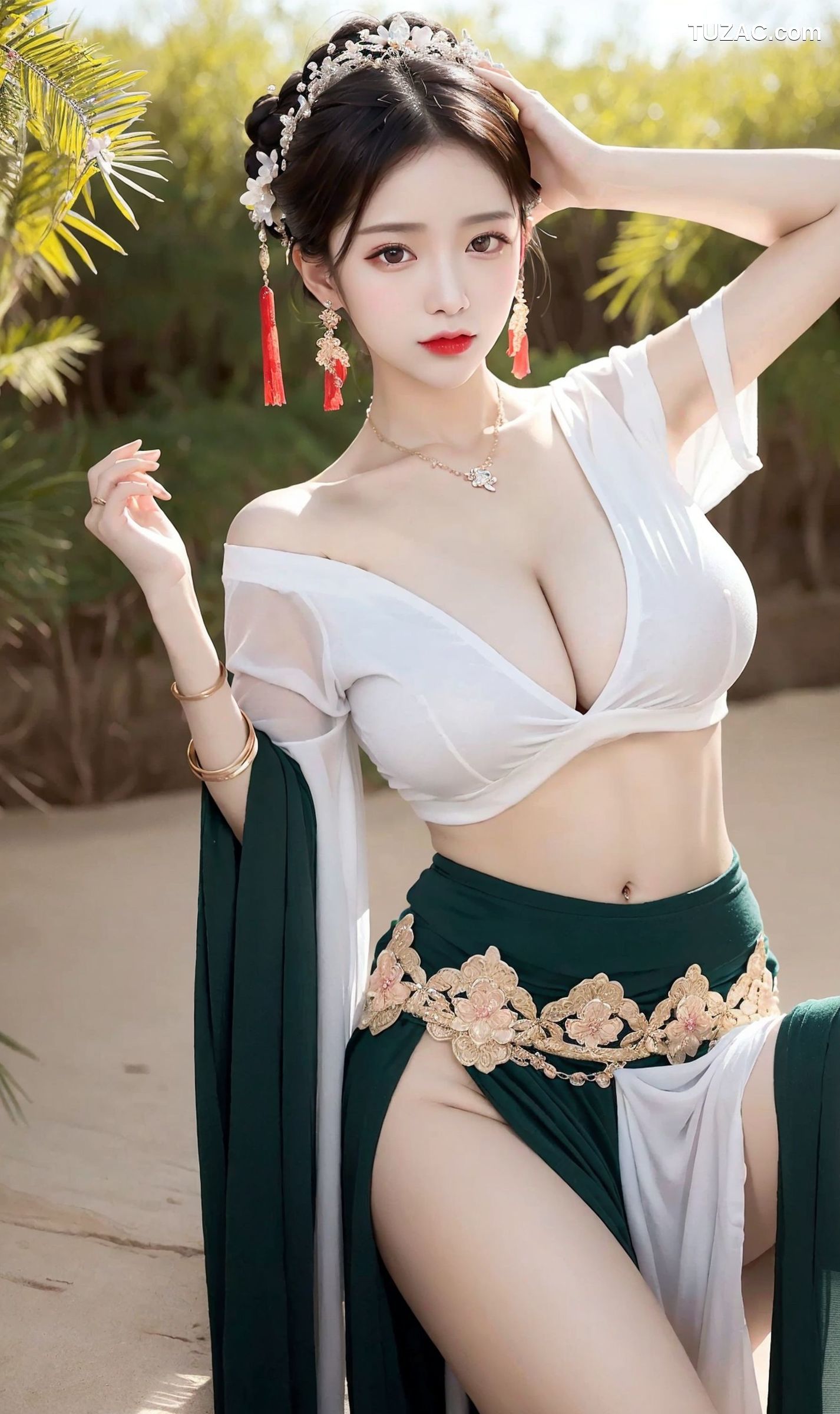 AI美女-拟实-18禁-民族风美女塞外风情