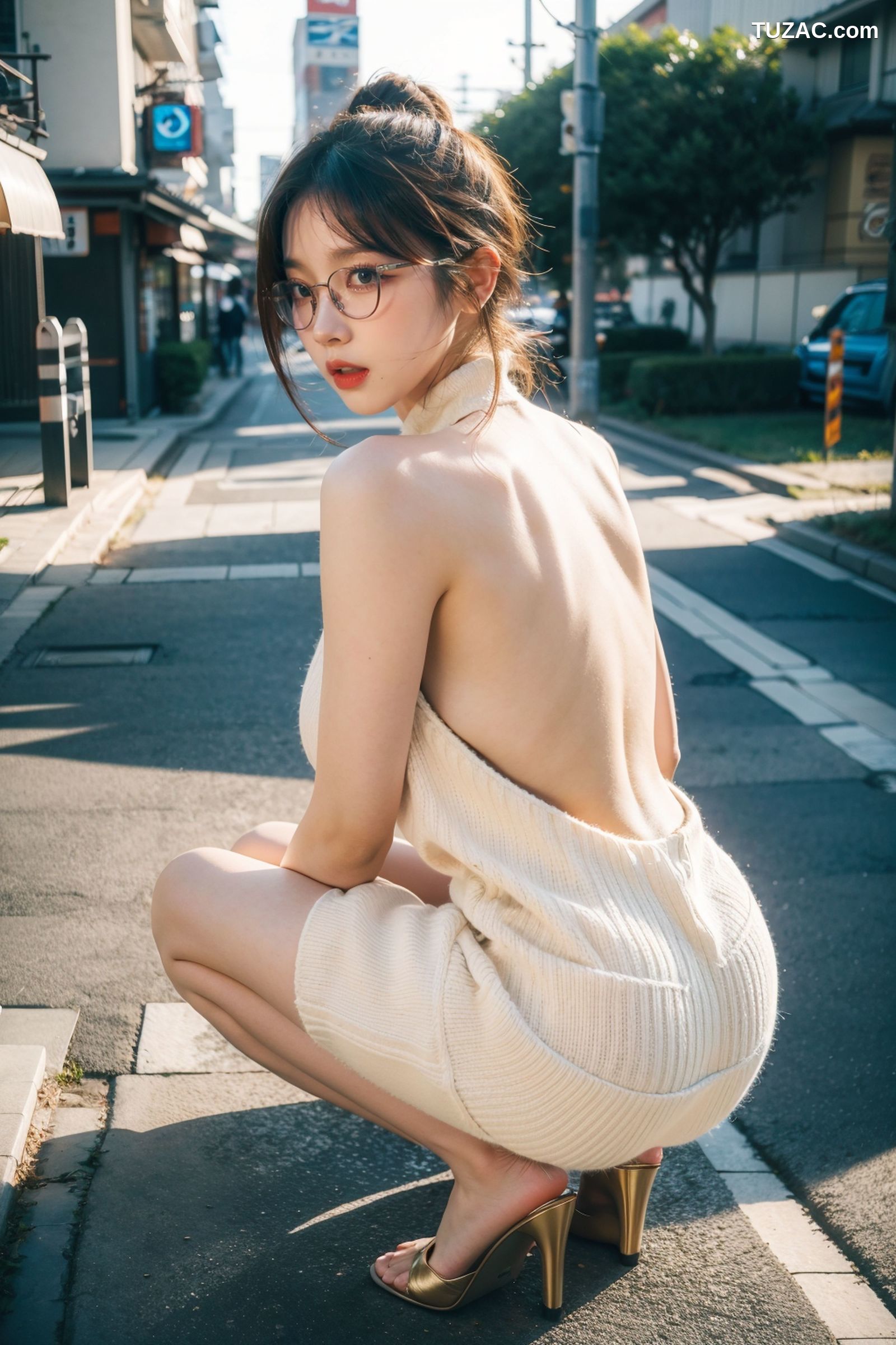 AI美女-拟实-18禁-眼镜御姐