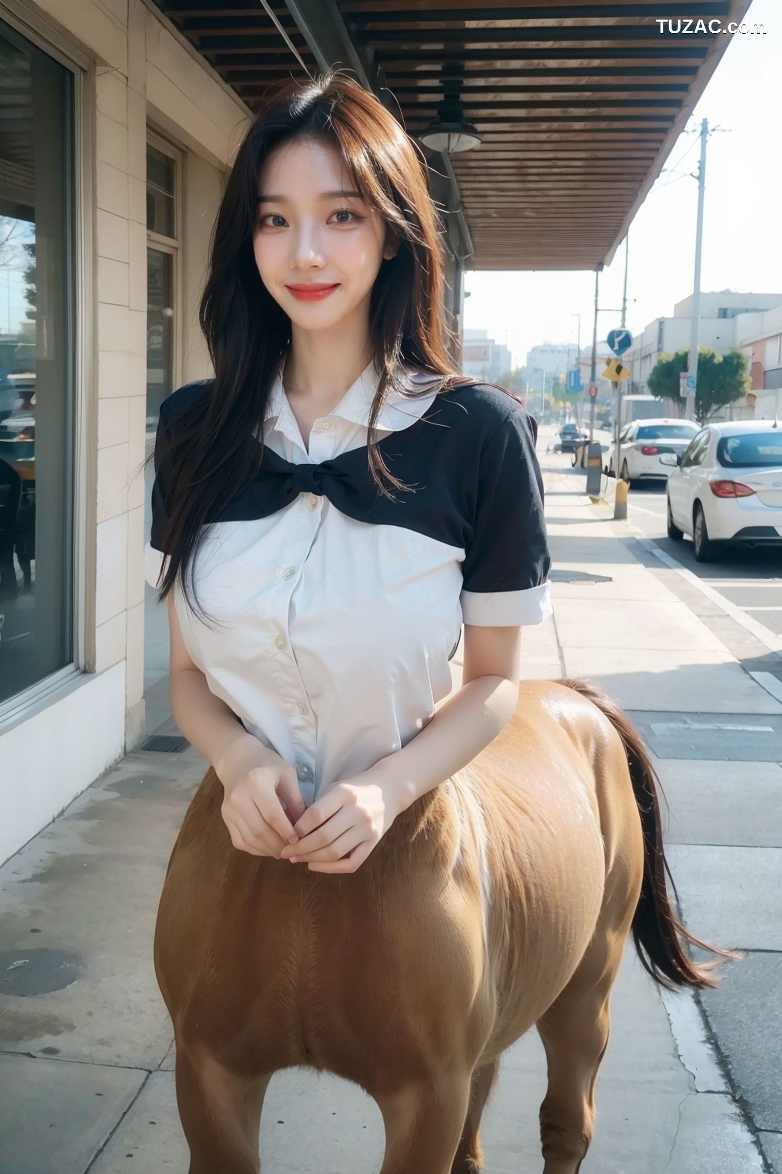 AI美女-拟实-人马美少女学生-纯净版