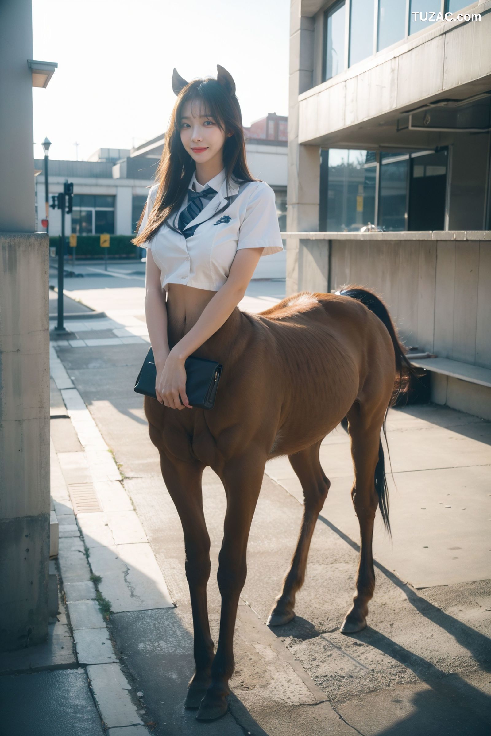 AI美女-拟实-人马美少女学生-纯净版