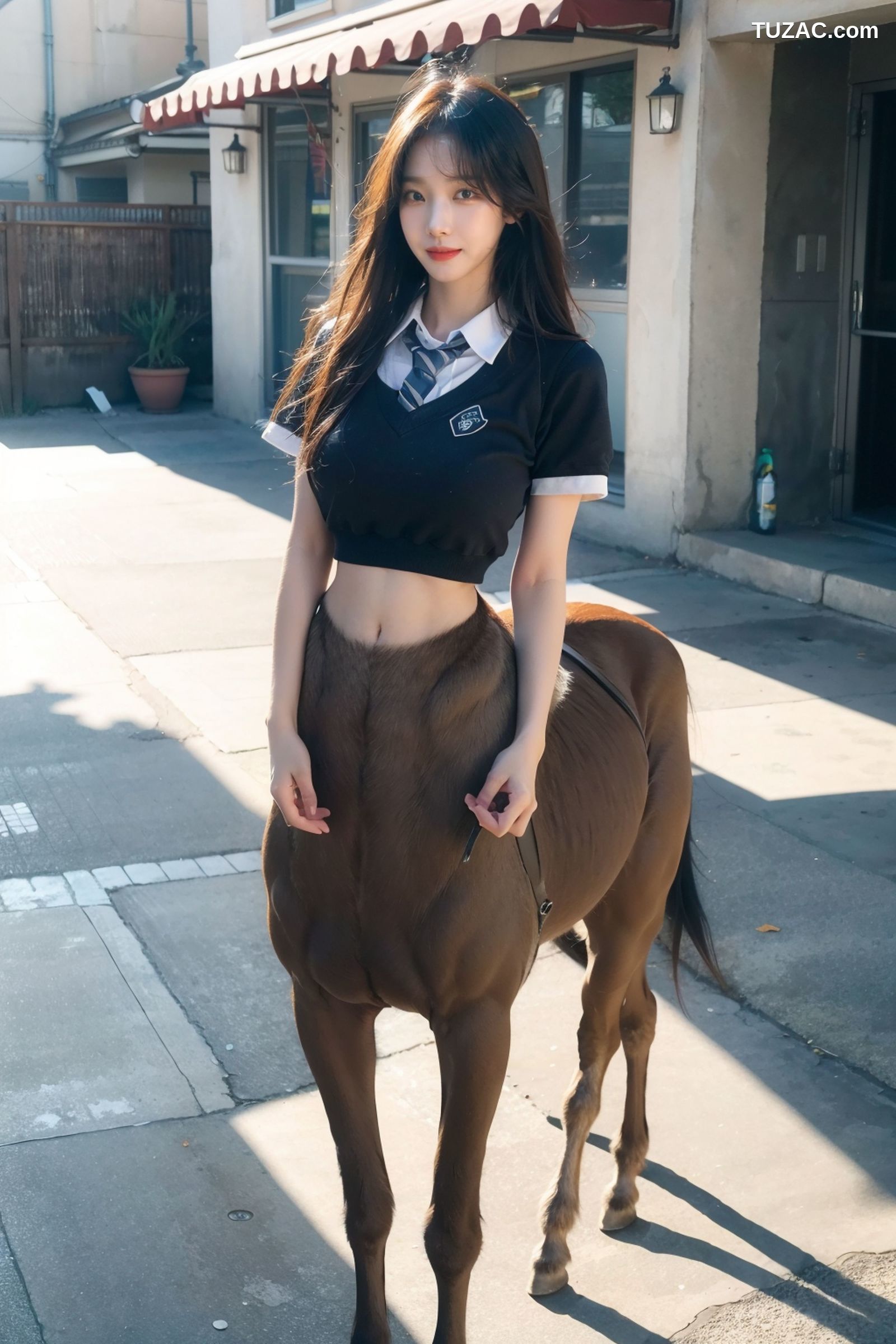 AI美女-拟实-人马美少女学生-纯净版