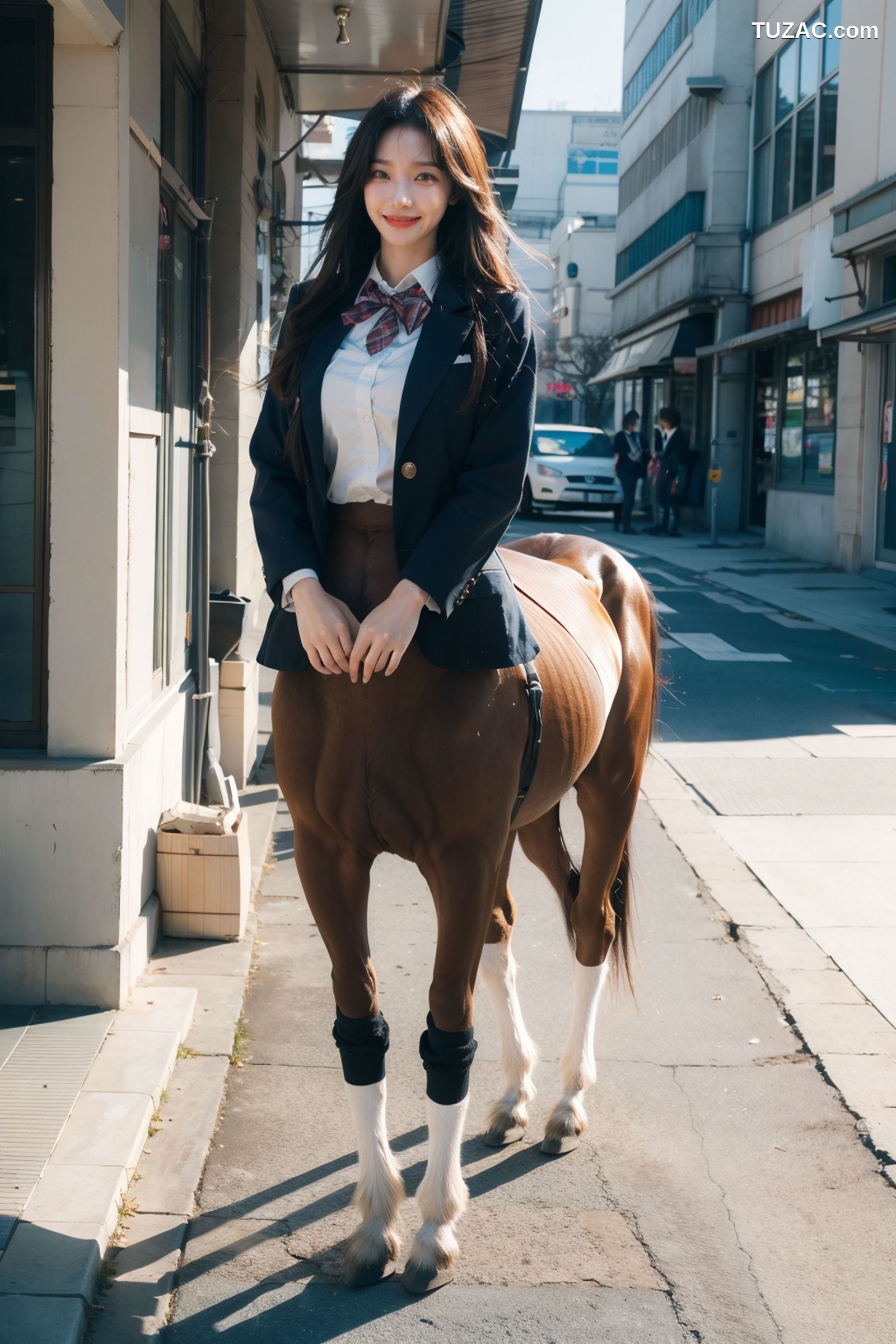 AI美女-拟实-人马美少女学生-纯净版