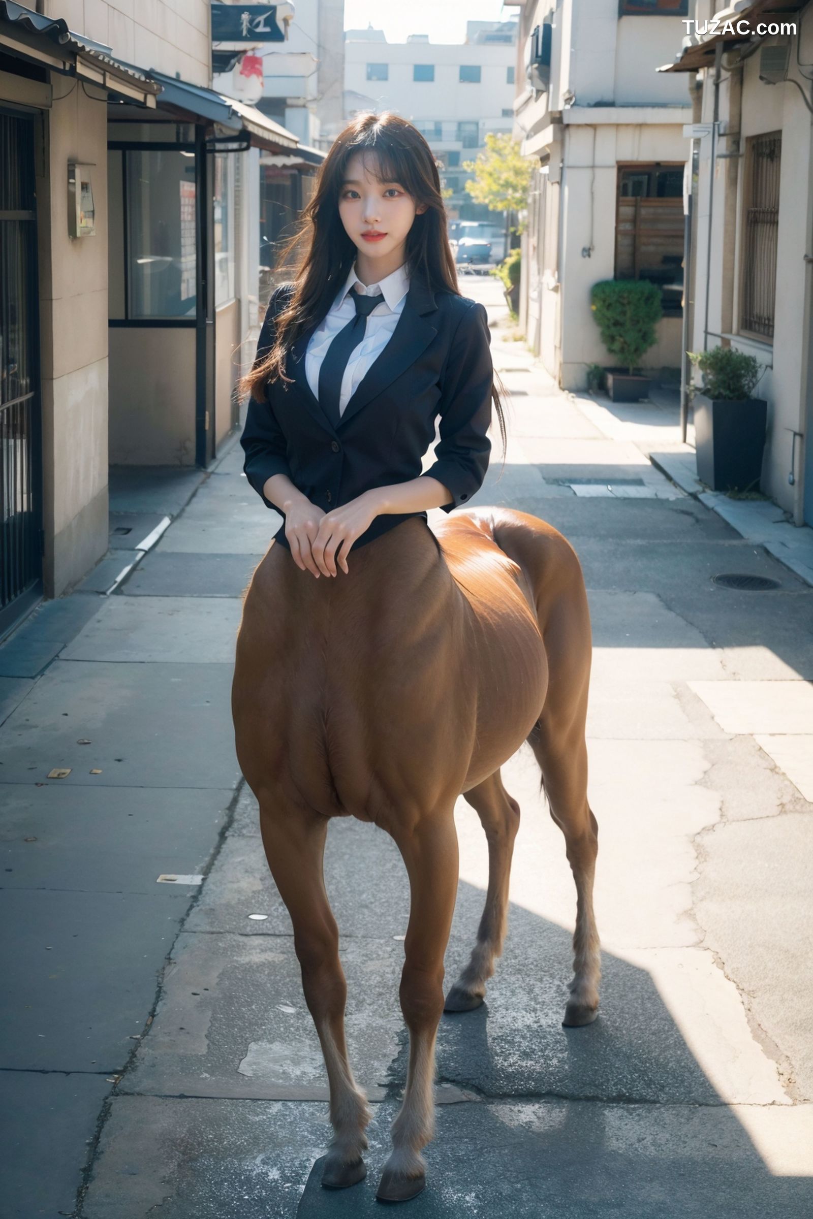 AI美女-拟实-人马美少女学生-纯净版