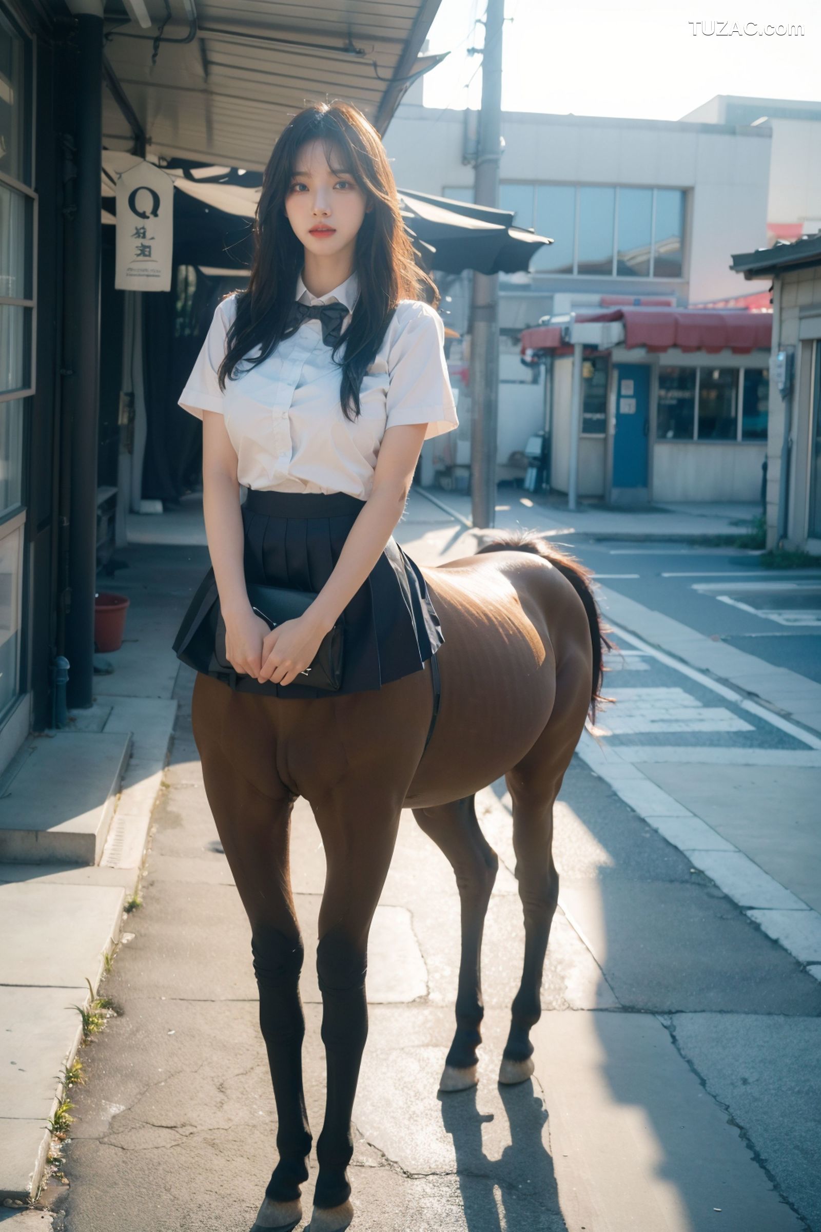 AI美女-拟实-人马美少女学生-纯净版