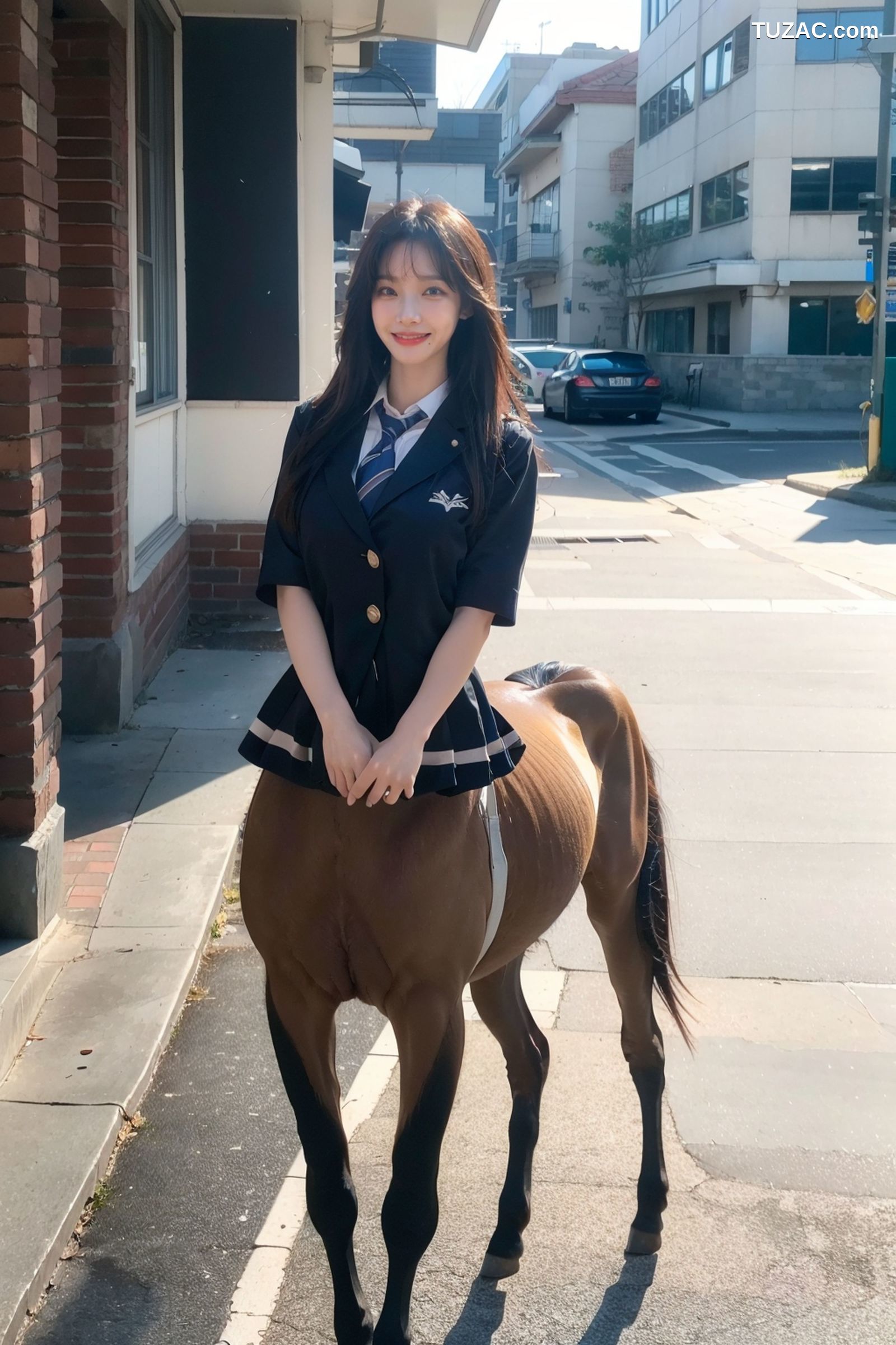 AI美女-拟实-人马美少女学生-纯净版