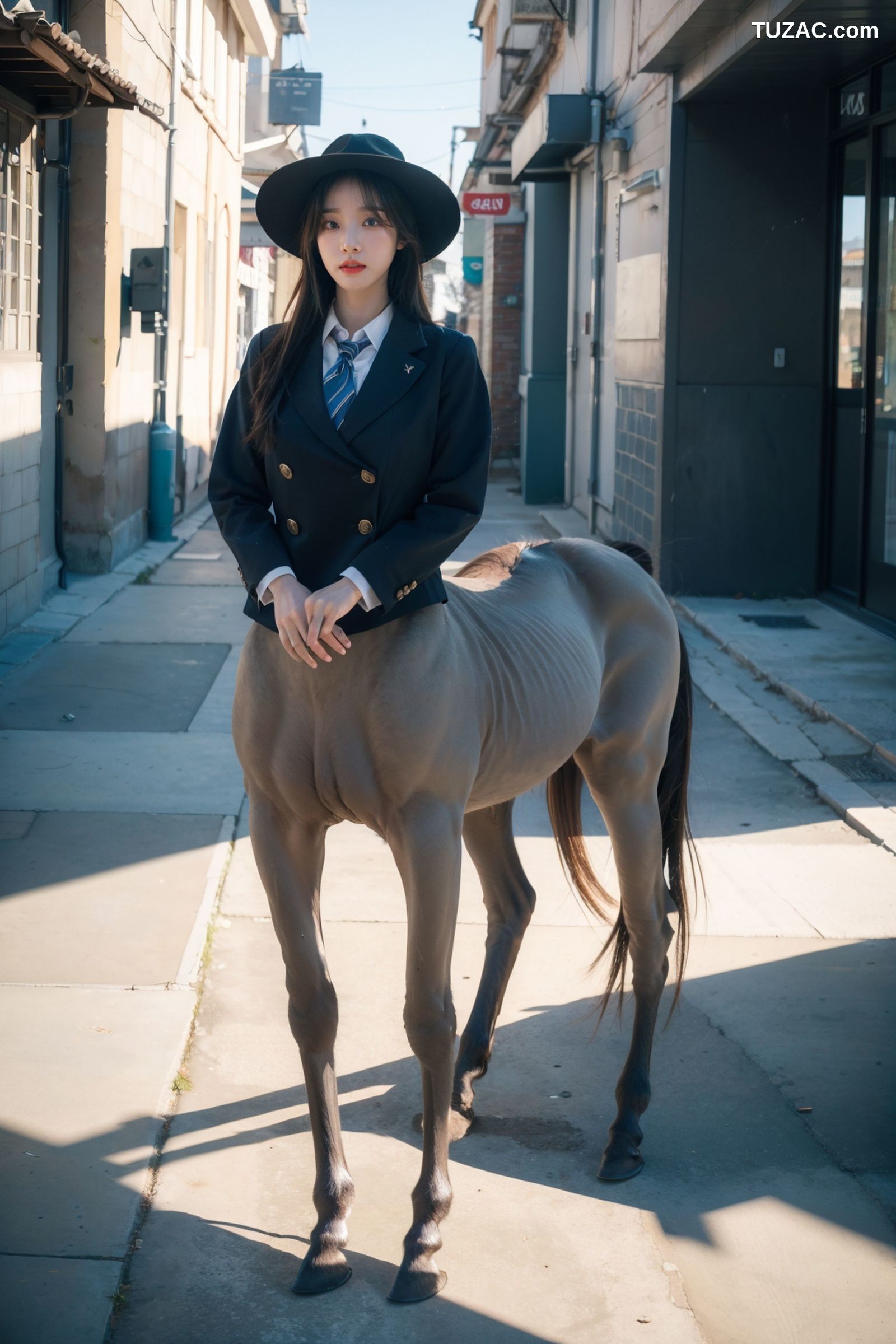 AI美女-拟实-人马美少女学生-纯净版