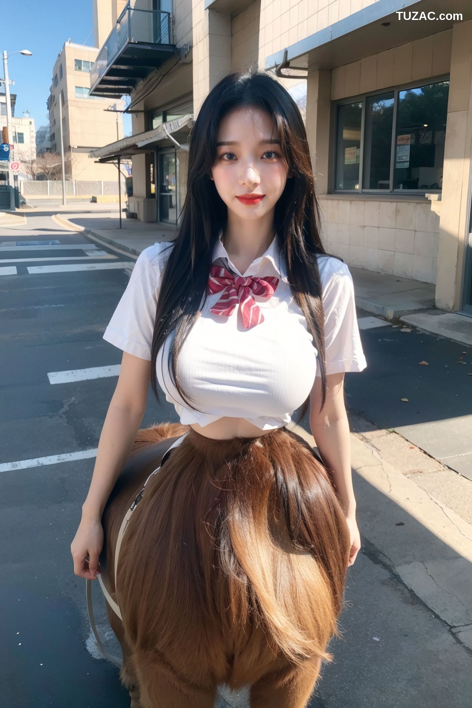 AI美女-拟实-人马美少女学生-纯净版