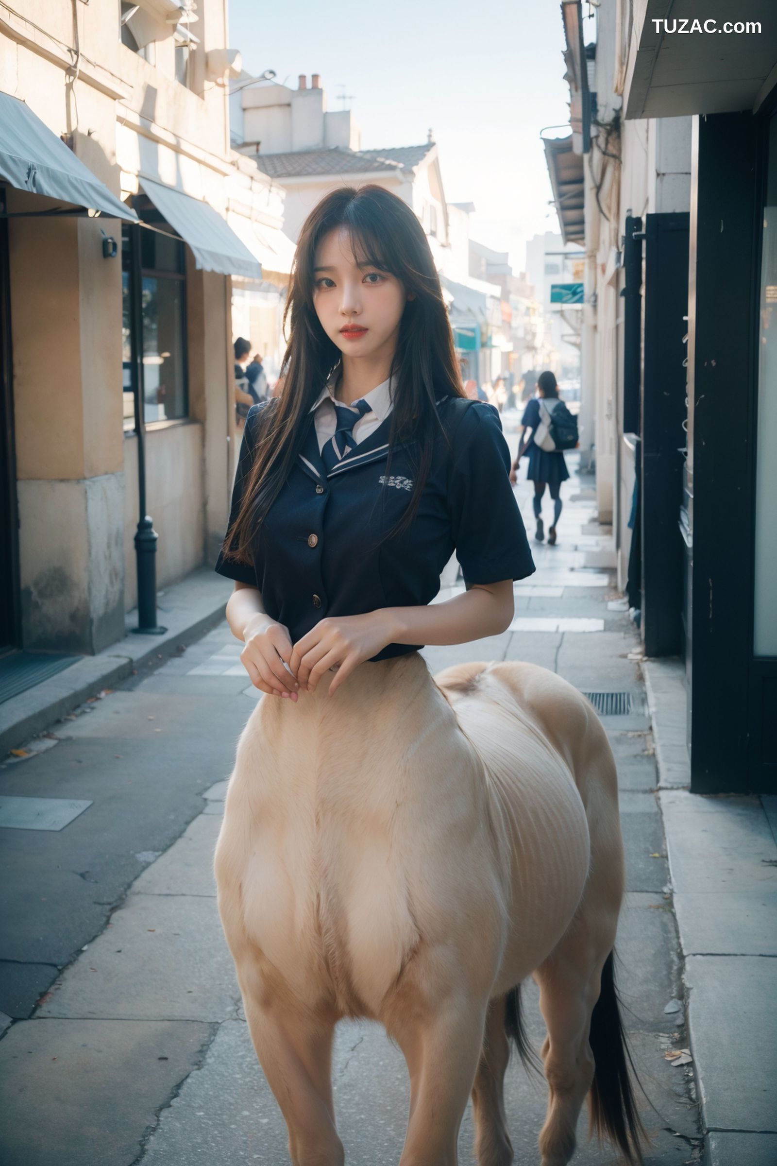 AI美女-拟实-人马美少女学生-纯净版