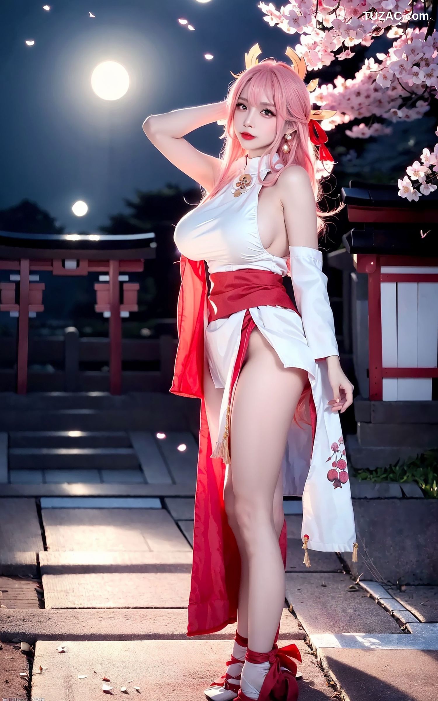 AI美女-拟实-八重神子-Yae-Miko-纯净版