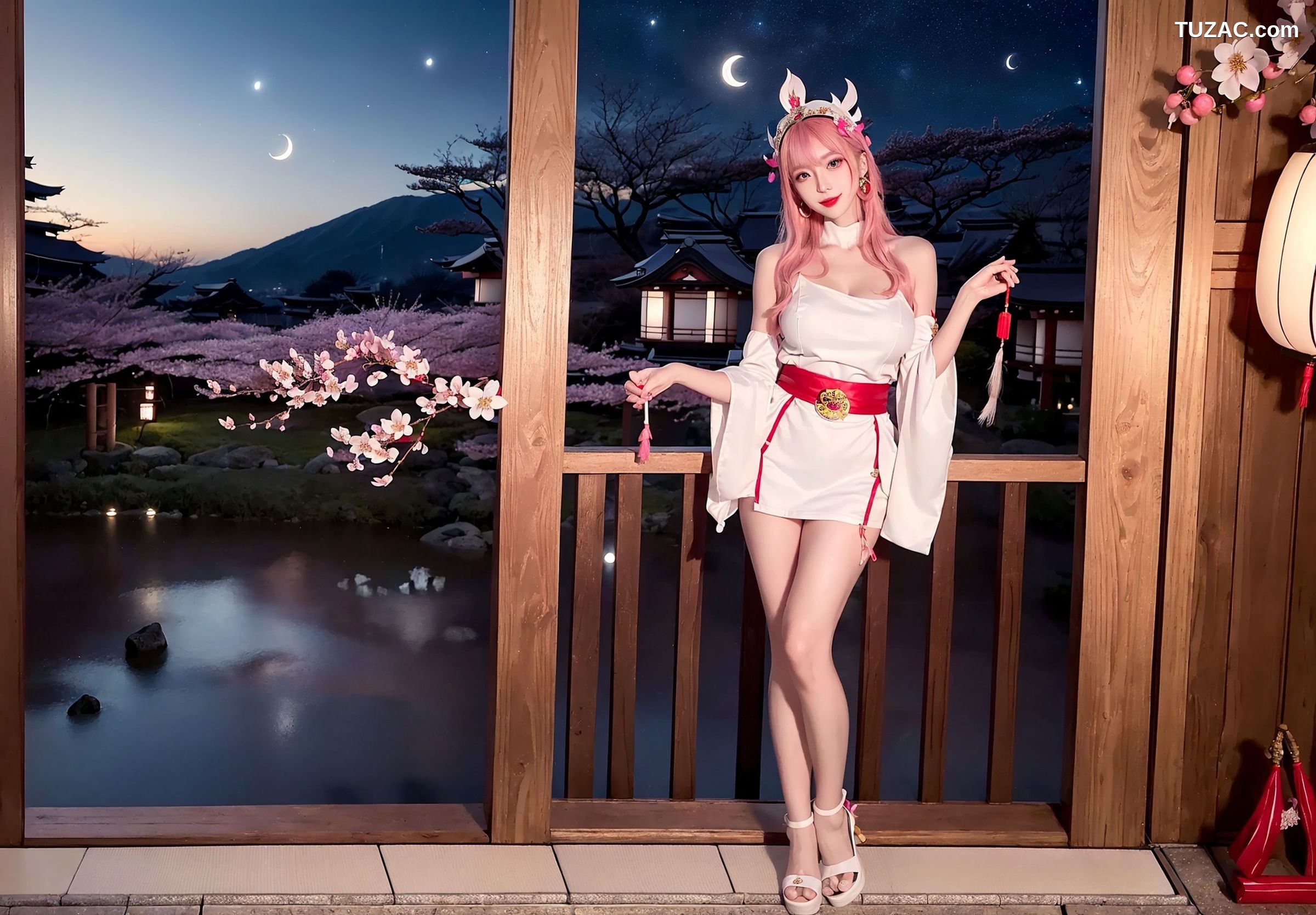 AI美女-拟实-八重神子-Yae-Miko-纯净版