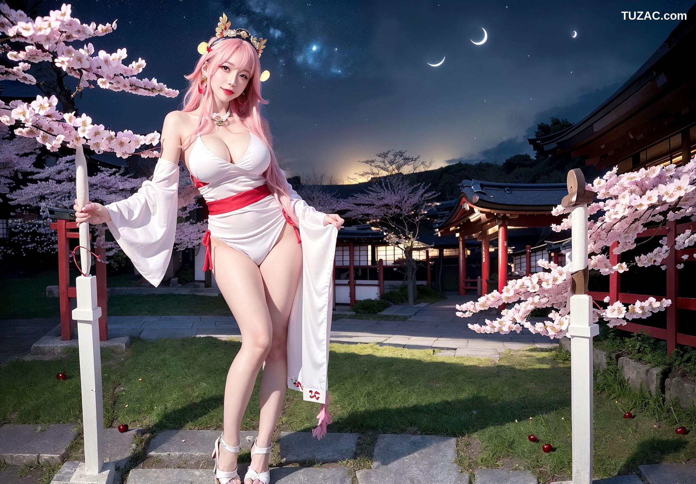 AI美女-拟实-八重神子-Yae-Miko-纯净版