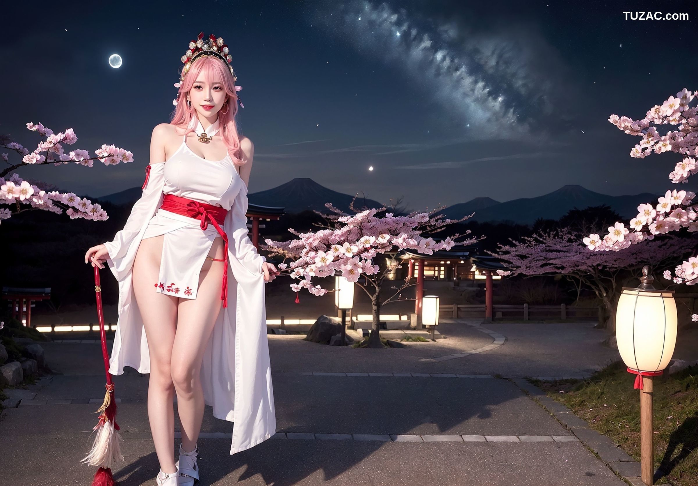 AI美女-拟实-八重神子-Yae-Miko-纯净版