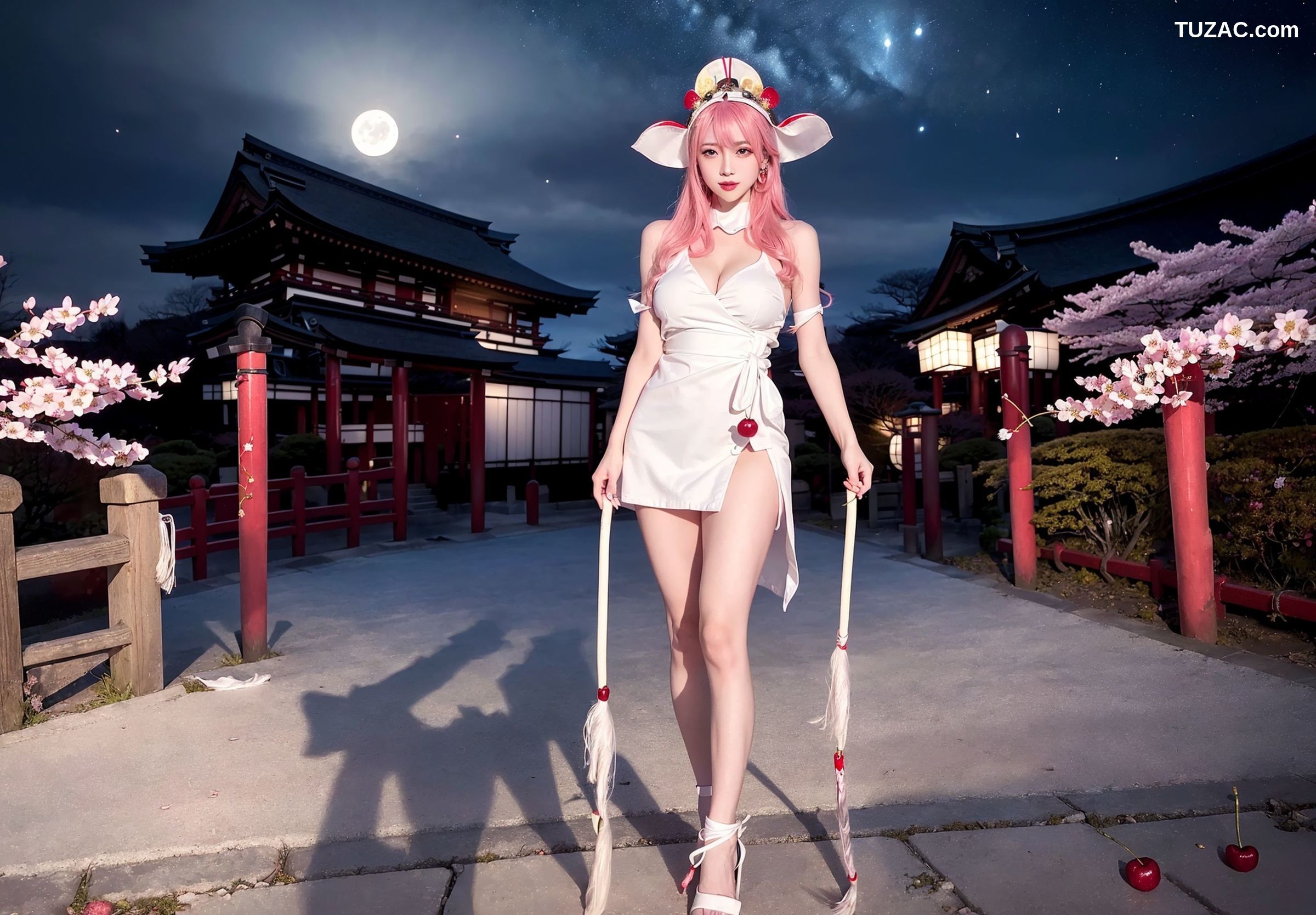 AI美女-拟实-八重神子-Yae-Miko-纯净版