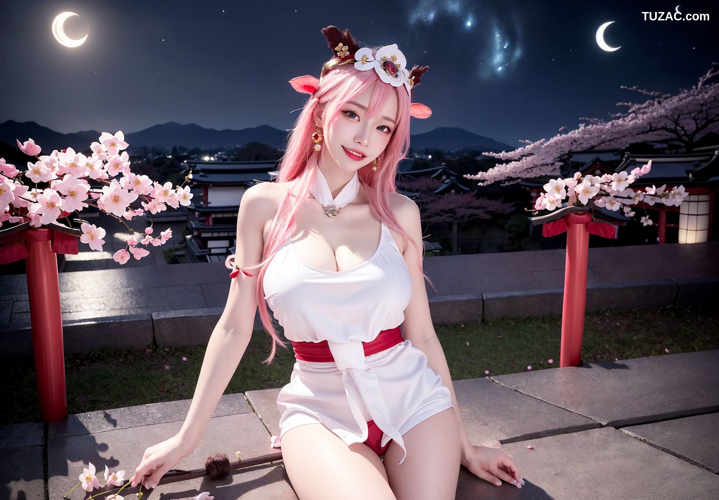 AI美女-拟实-八重神子-Yae-Miko-纯净版