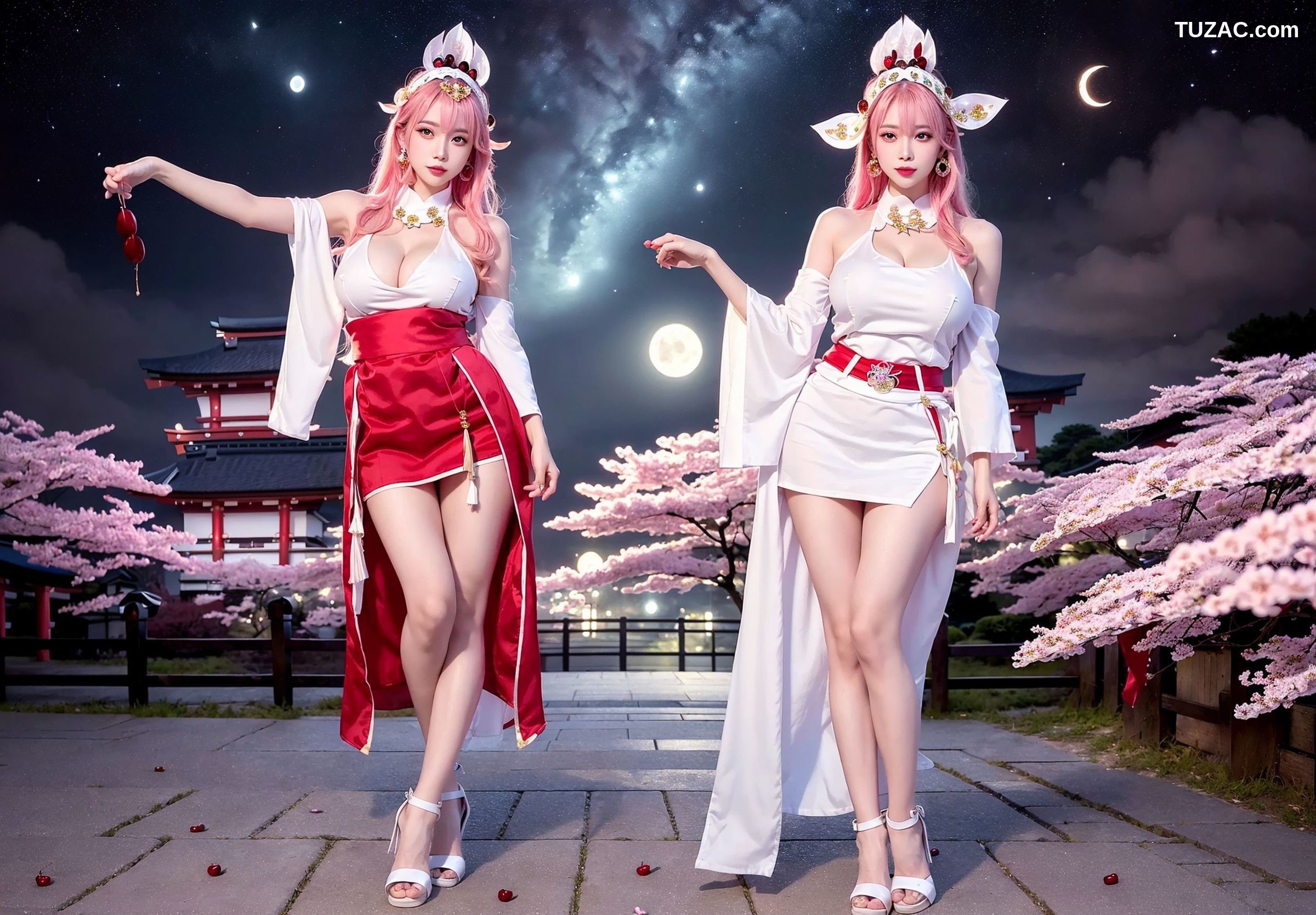 AI美女-拟实-八重神子-Yae-Miko-纯净版