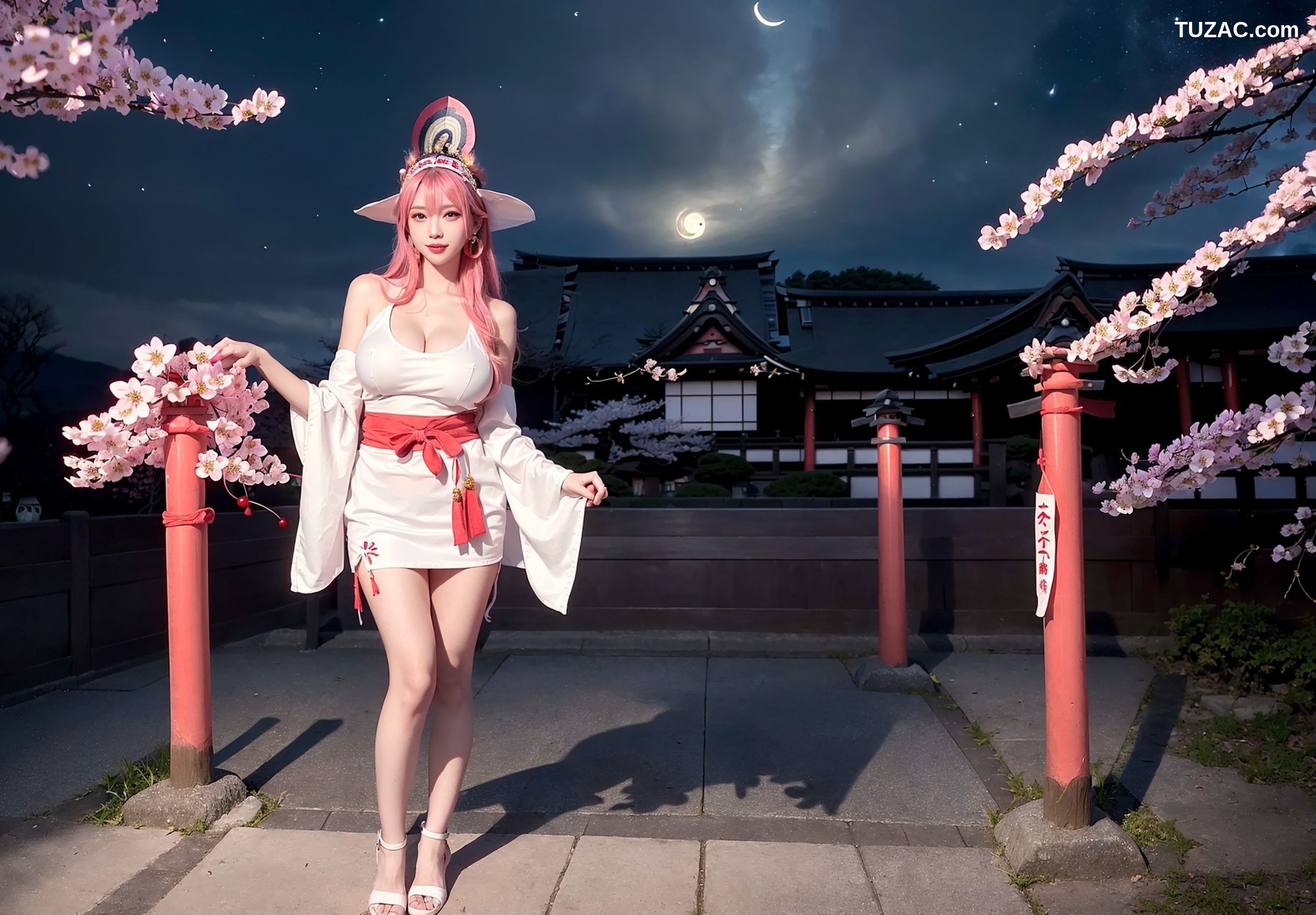 AI美女-拟实-八重神子-Yae-Miko-纯净版