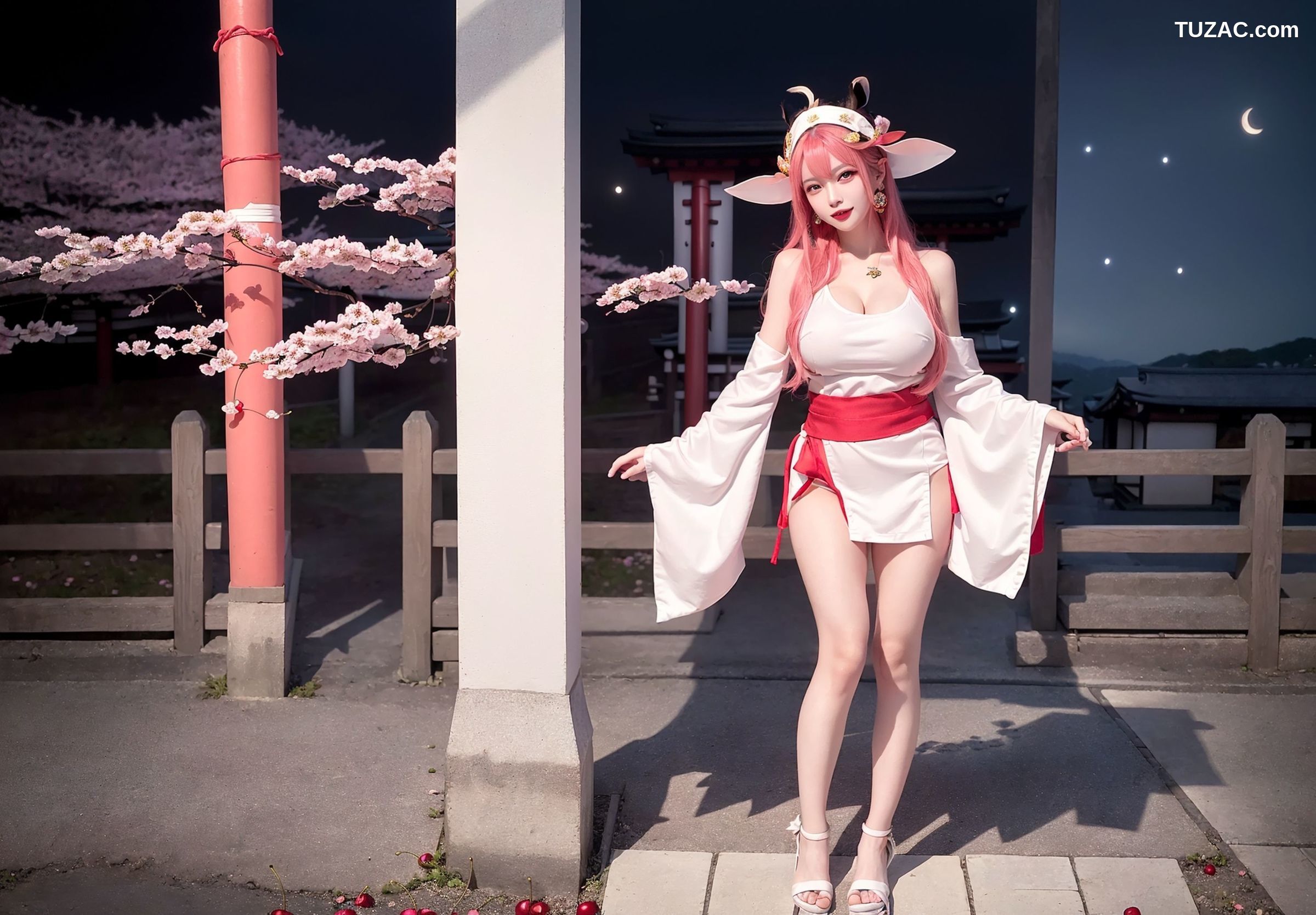 AI美女-拟实-八重神子-Yae-Miko-纯净版