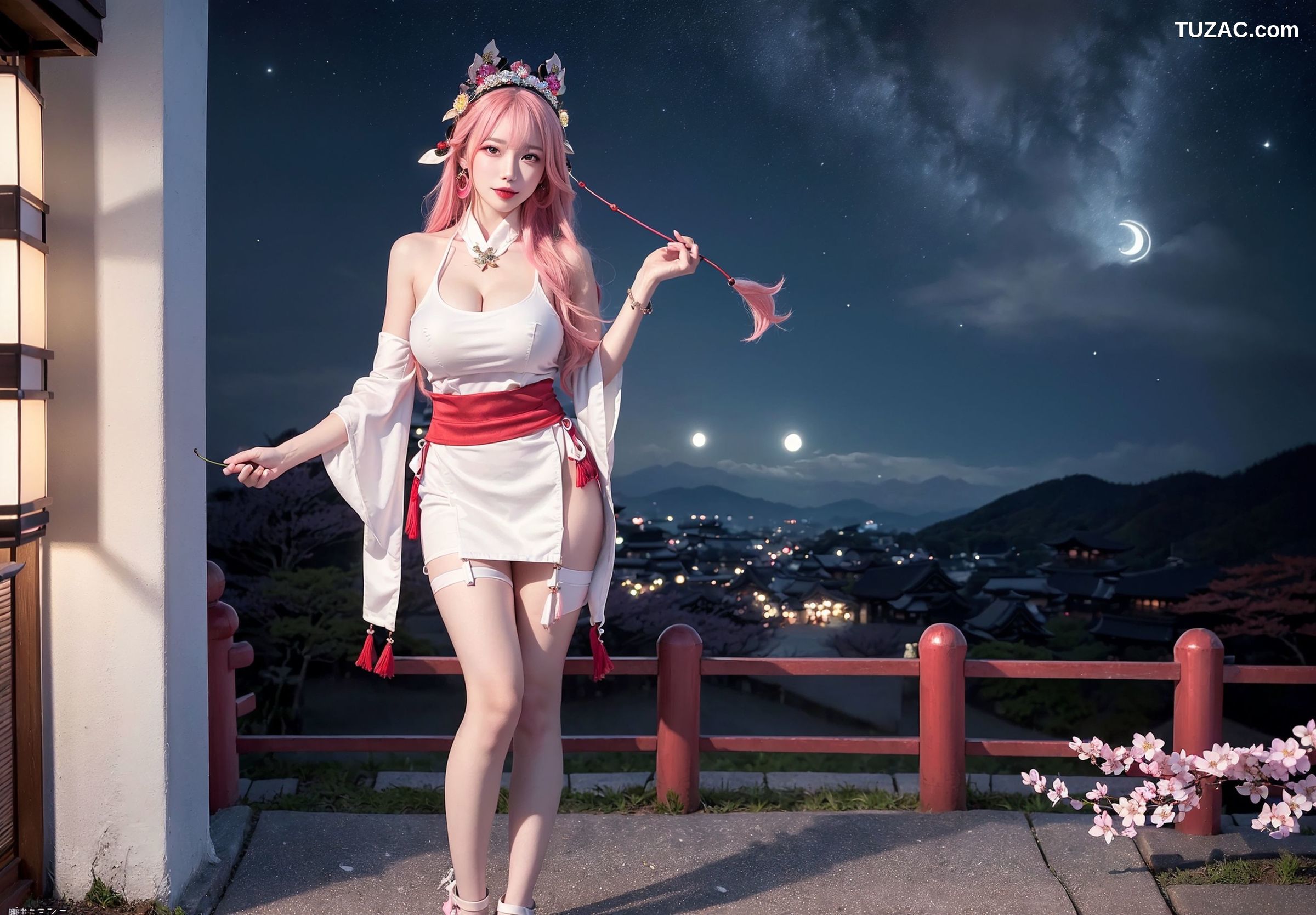 AI美女-拟实-八重神子-Yae-Miko-纯净版