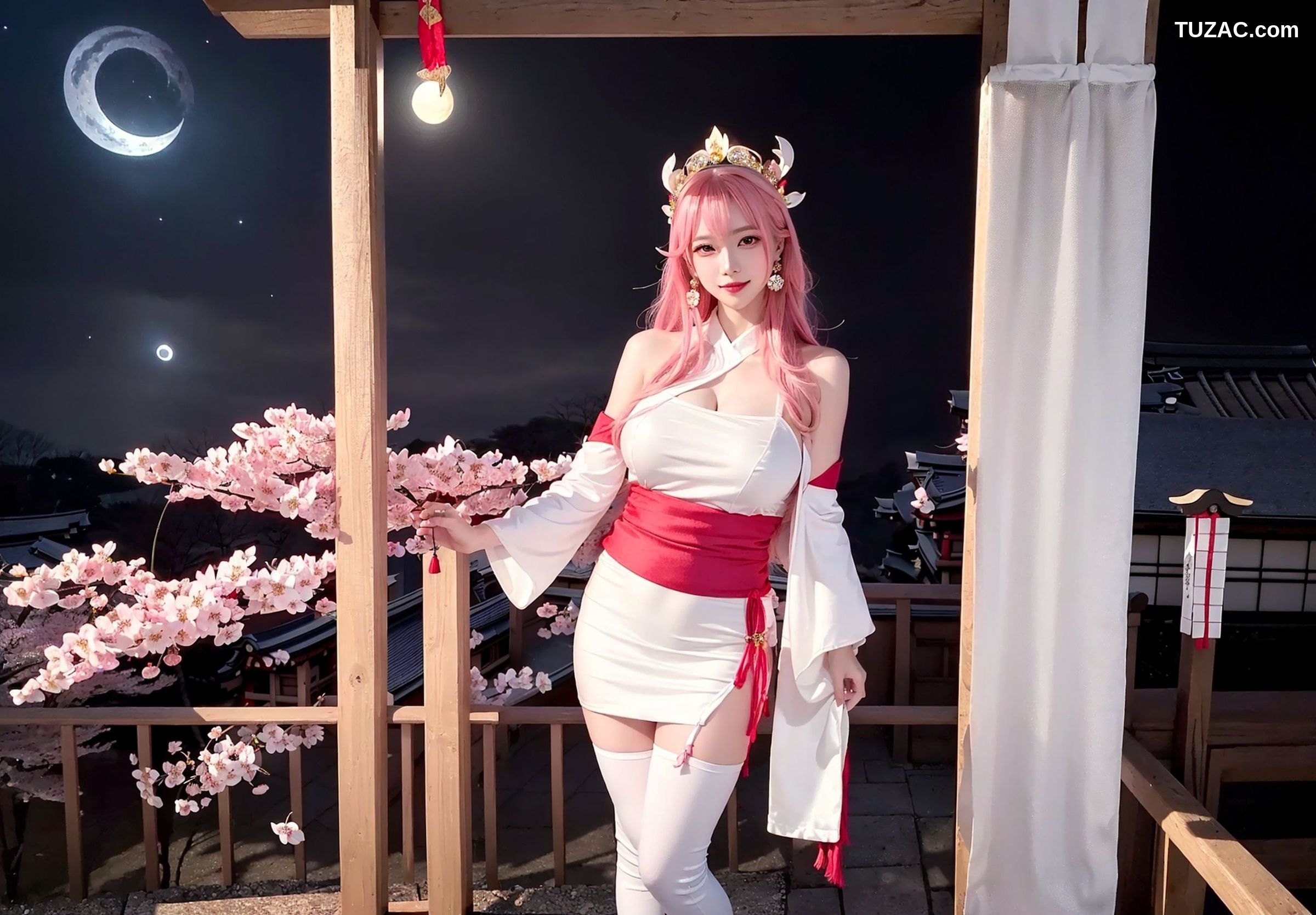 AI美女-拟实-八重神子-Yae-Miko-纯净版