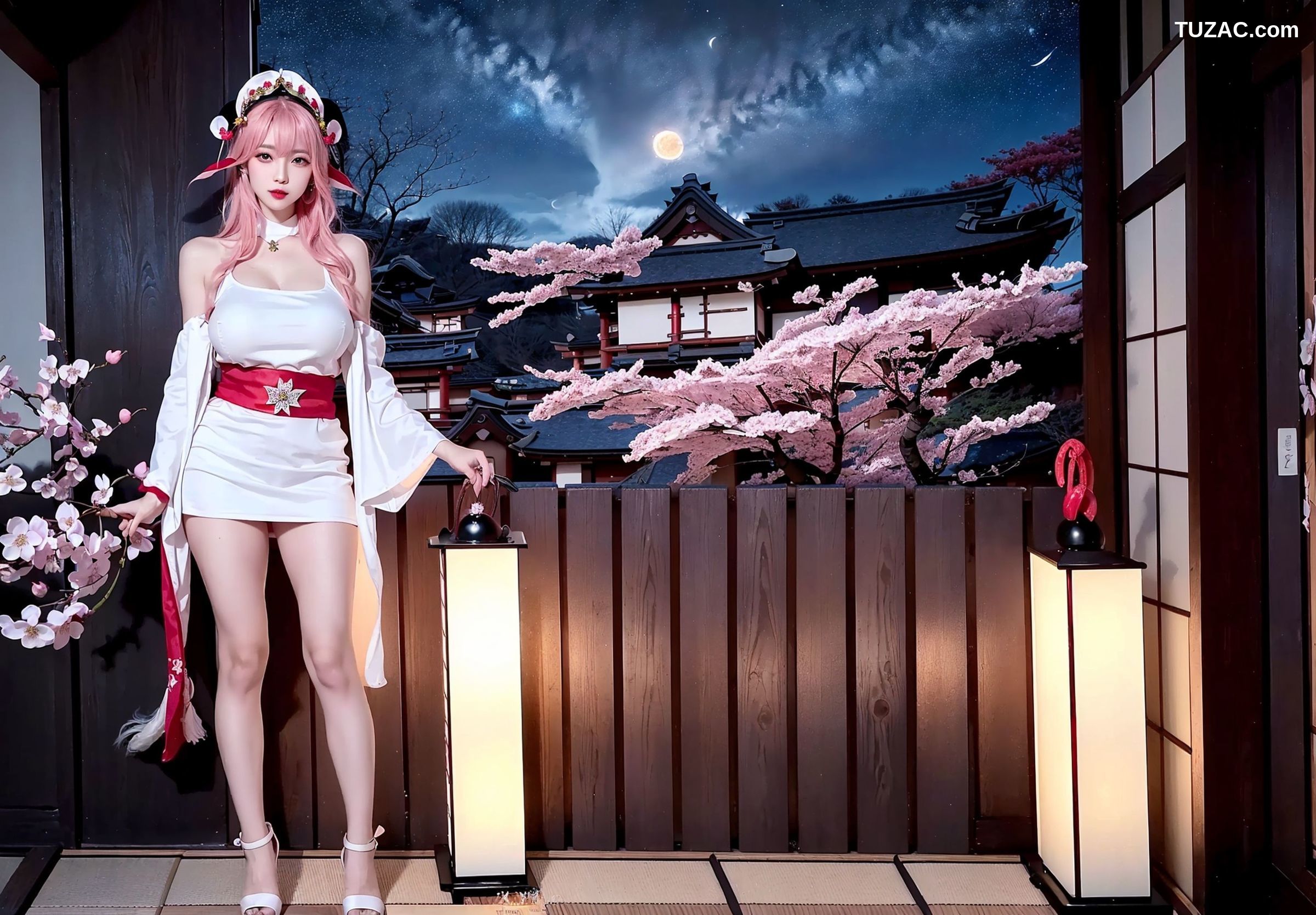 AI美女-拟实-八重神子-Yae-Miko-纯净版