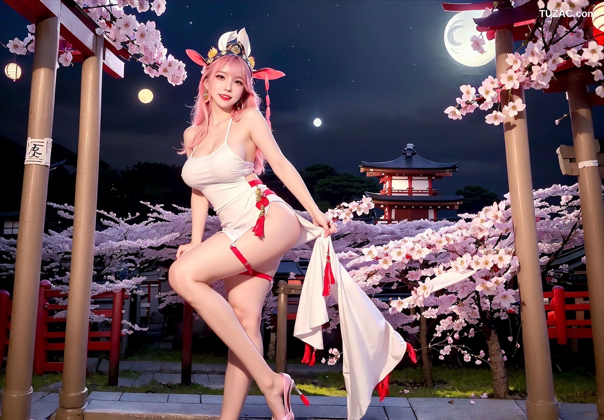 AI美女-拟实-八重神子-Yae-Miko-纯净版