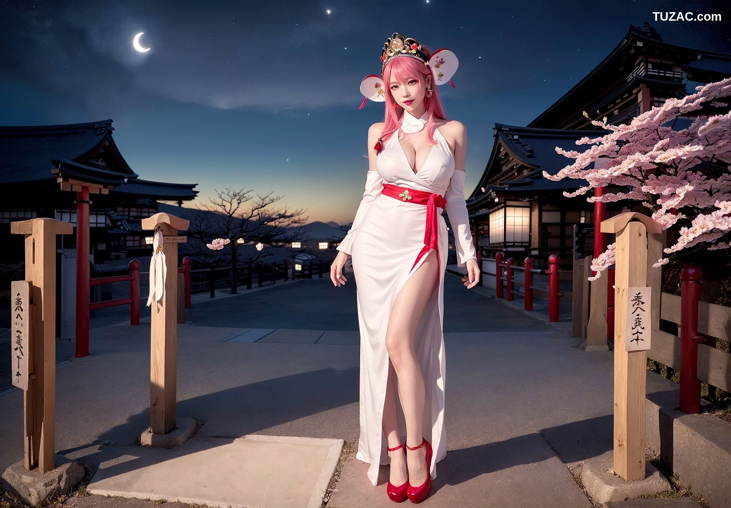 AI美女-拟实-八重神子-Yae-Miko-纯净版