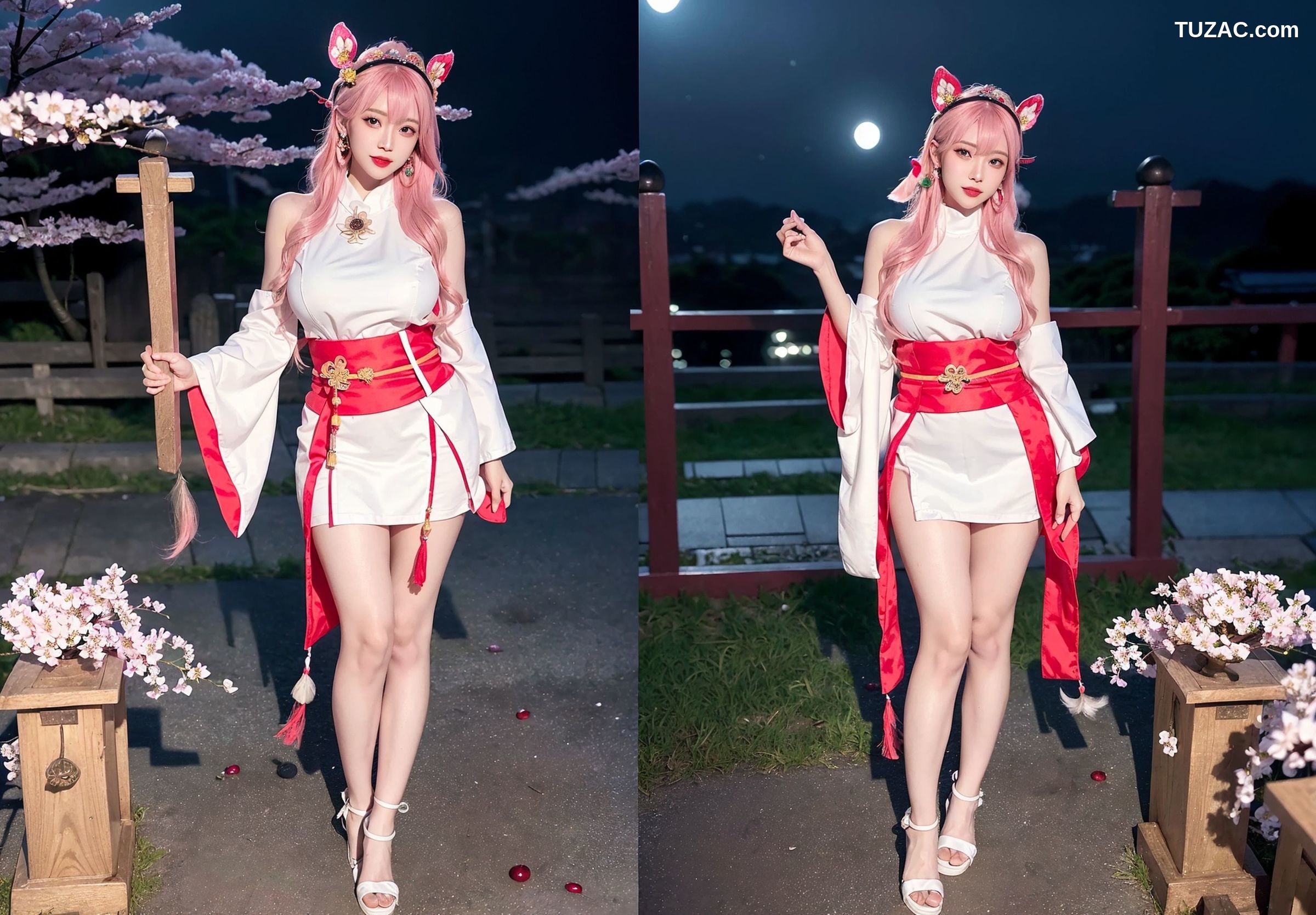 AI美女-拟实-八重神子-Yae-Miko-纯净版