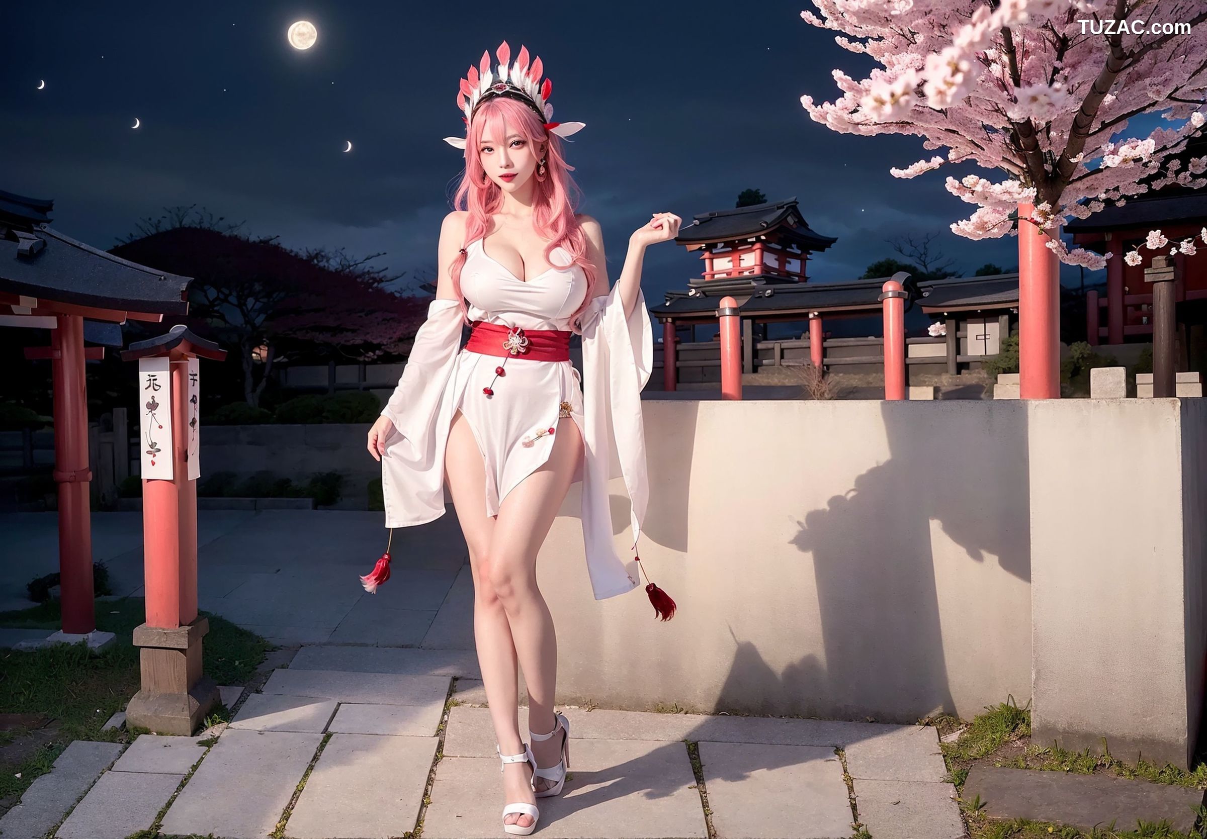 AI美女-拟实-八重神子-Yae-Miko-纯净版