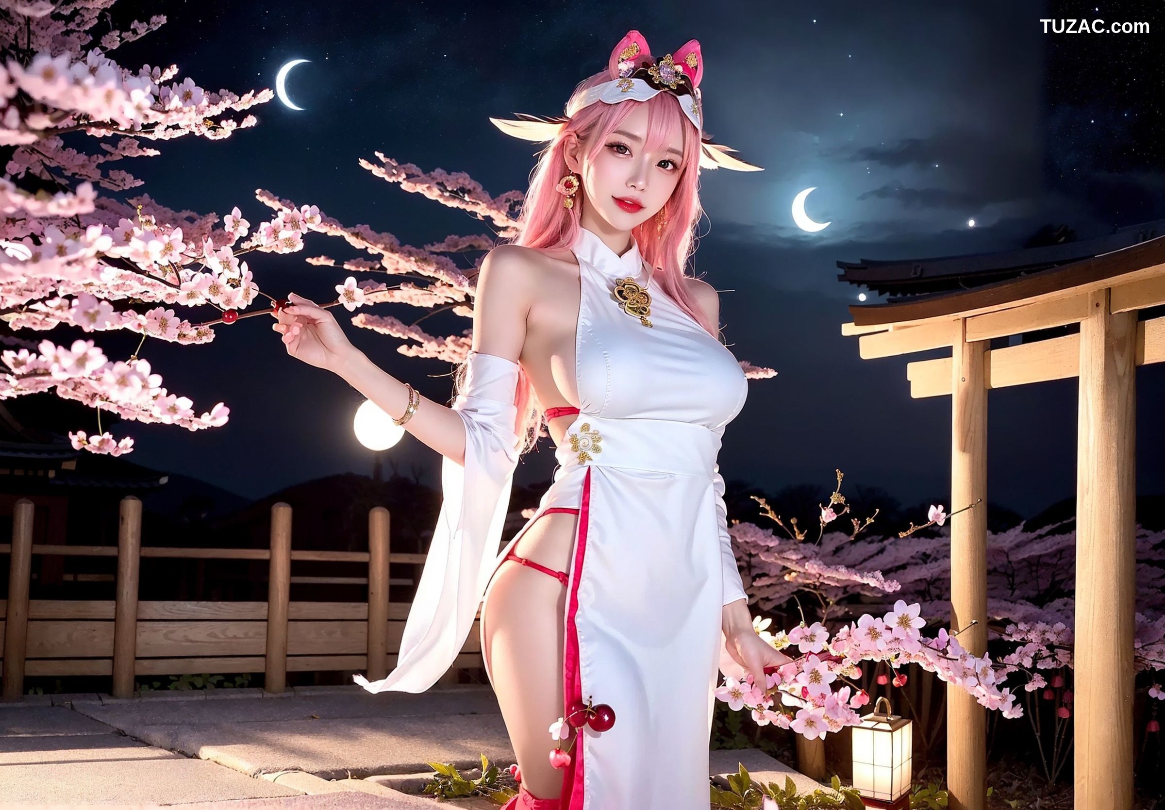 AI美女-拟实-八重神子-Yae-Miko-纯净版