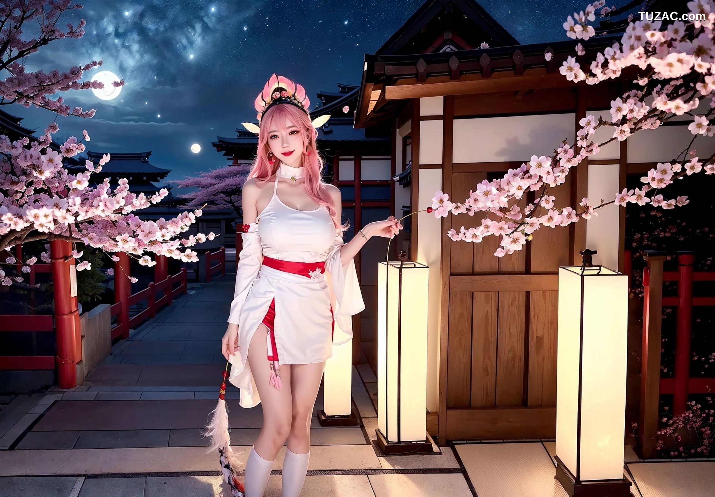 AI美女-拟实-八重神子-Yae-Miko-纯净版