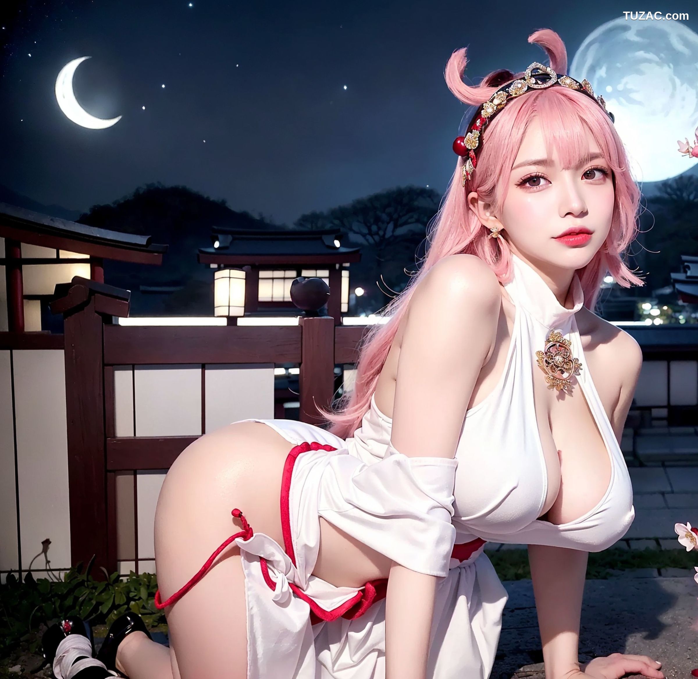 AI美女-拟实-八重神子-Yae-Miko-纯净版