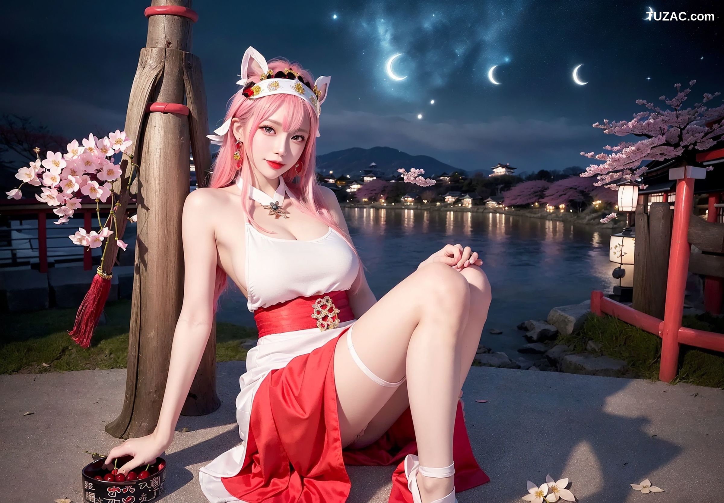 AI美女-拟实-八重神子-Yae-Miko-纯净版